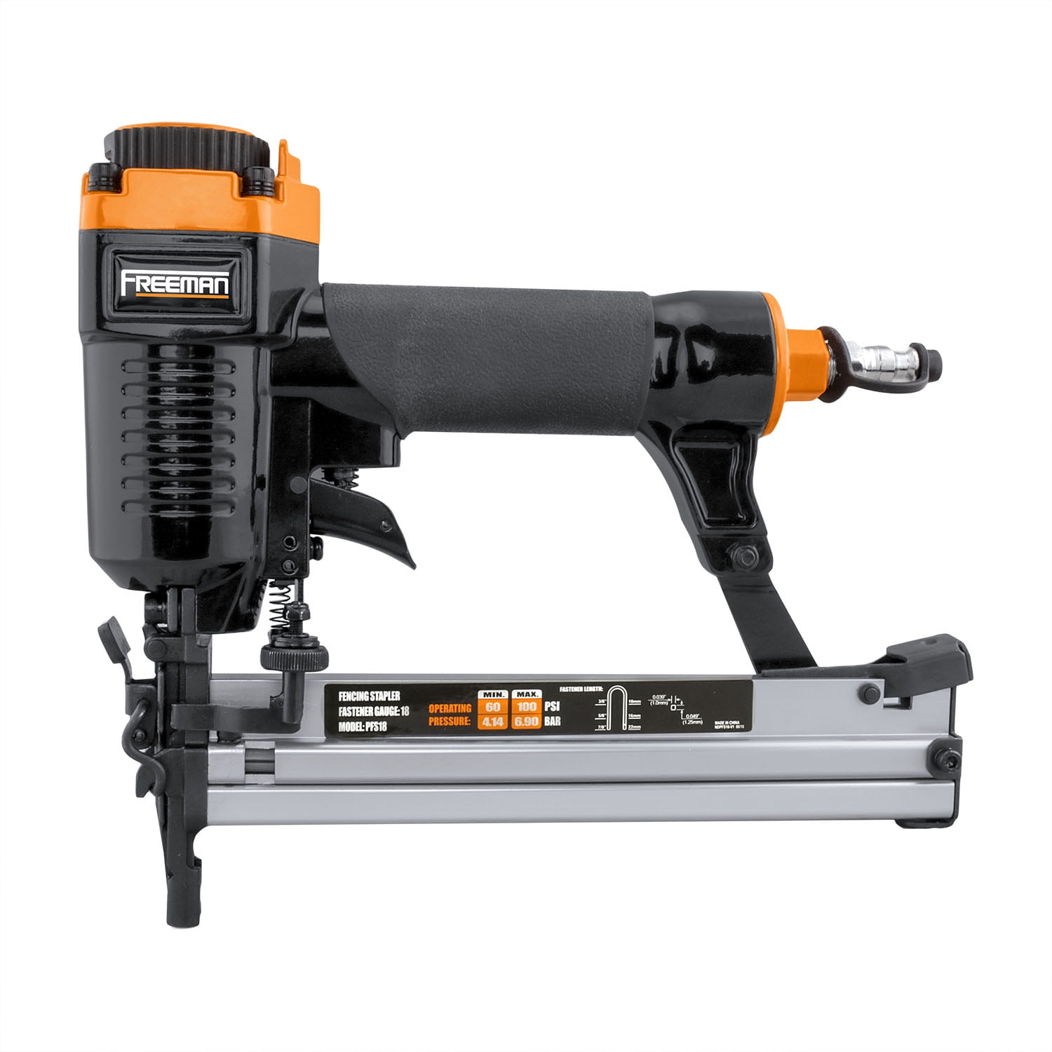 Freeman PFS18 Pneumatic 18-Gauge 7/8" Fencing Stapler with Belt Hook - Image 3