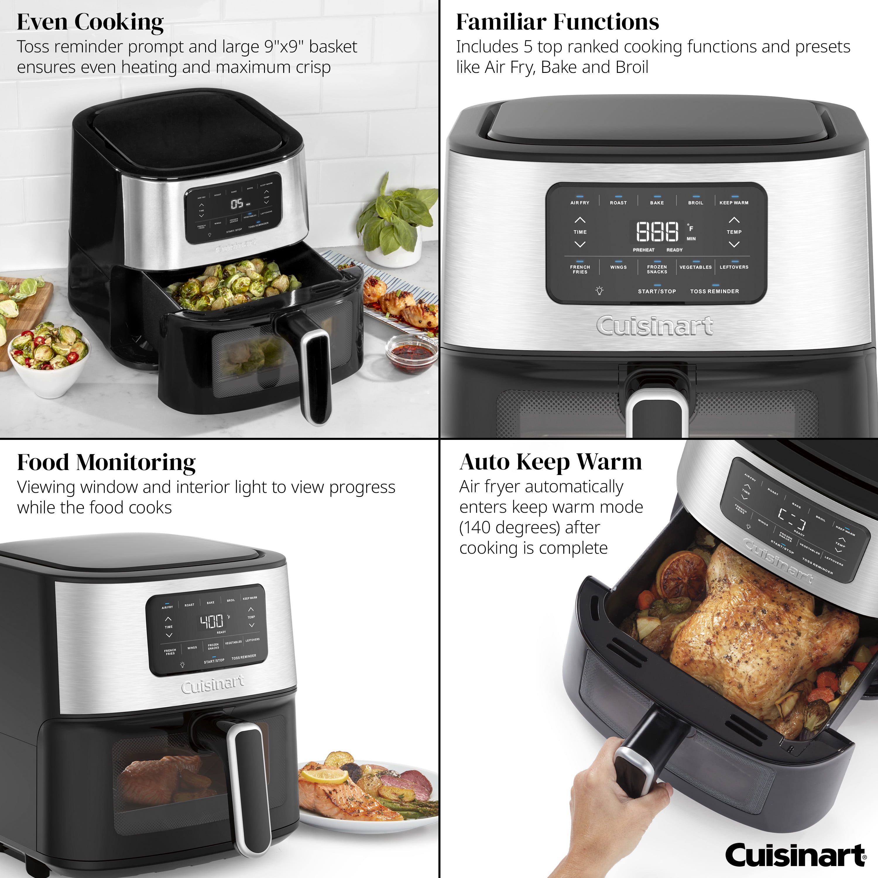 Cuisinart 6 Qt. Digital Basket Air Fryer, Black - Image 4