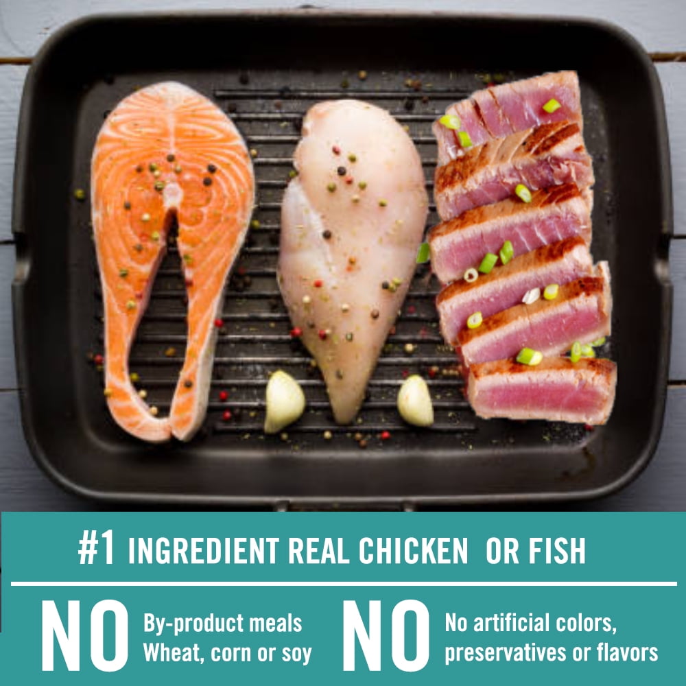 Chicken Soup for the Soul Indoor Wet Cat Food, Chicken & Salmon Pate, 5.5 oz Cans (24 Pack) - Image 7