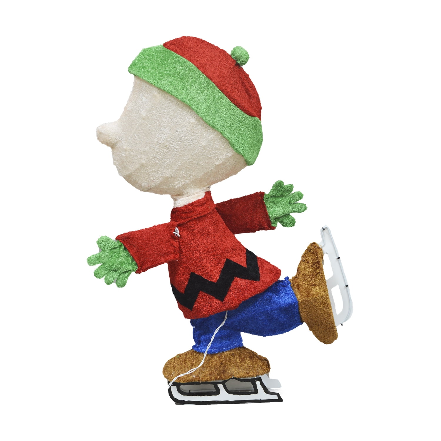 32INCH Skating Charlie Brown Peanuts 3D Lighted LED Holiday Charlie Brown Christmas Yard Decor - Image 5