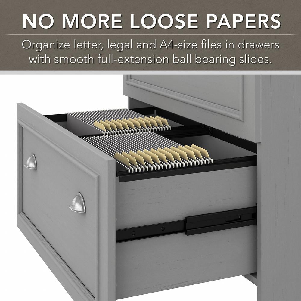 Fairview 2 Drawer Lateral File Cabinet in Cape Cod Gray - Image 3