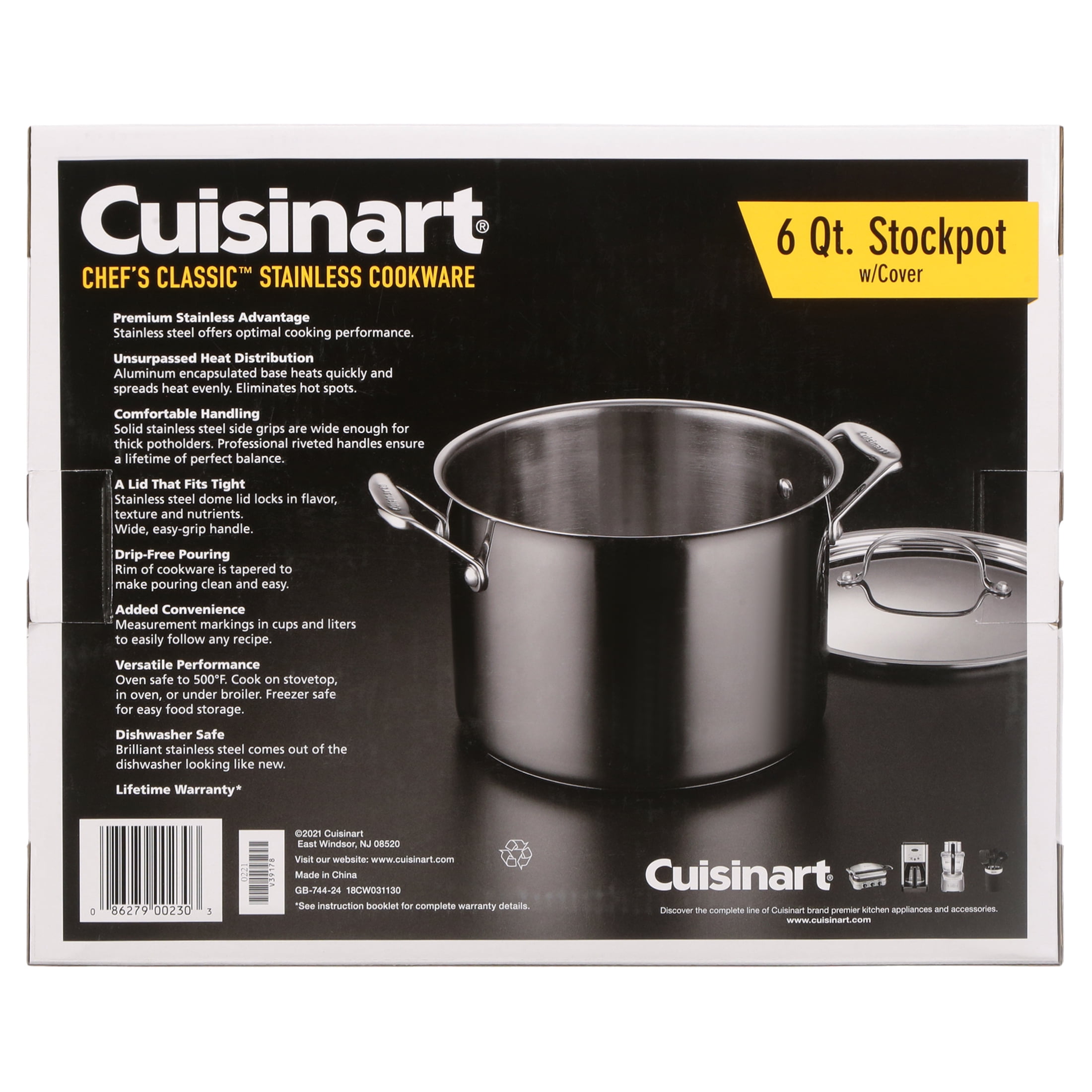 Cuisinart Chef'S Classic Stainless Steel 6 Qt. Sauce Pot W/Cover - Image 5