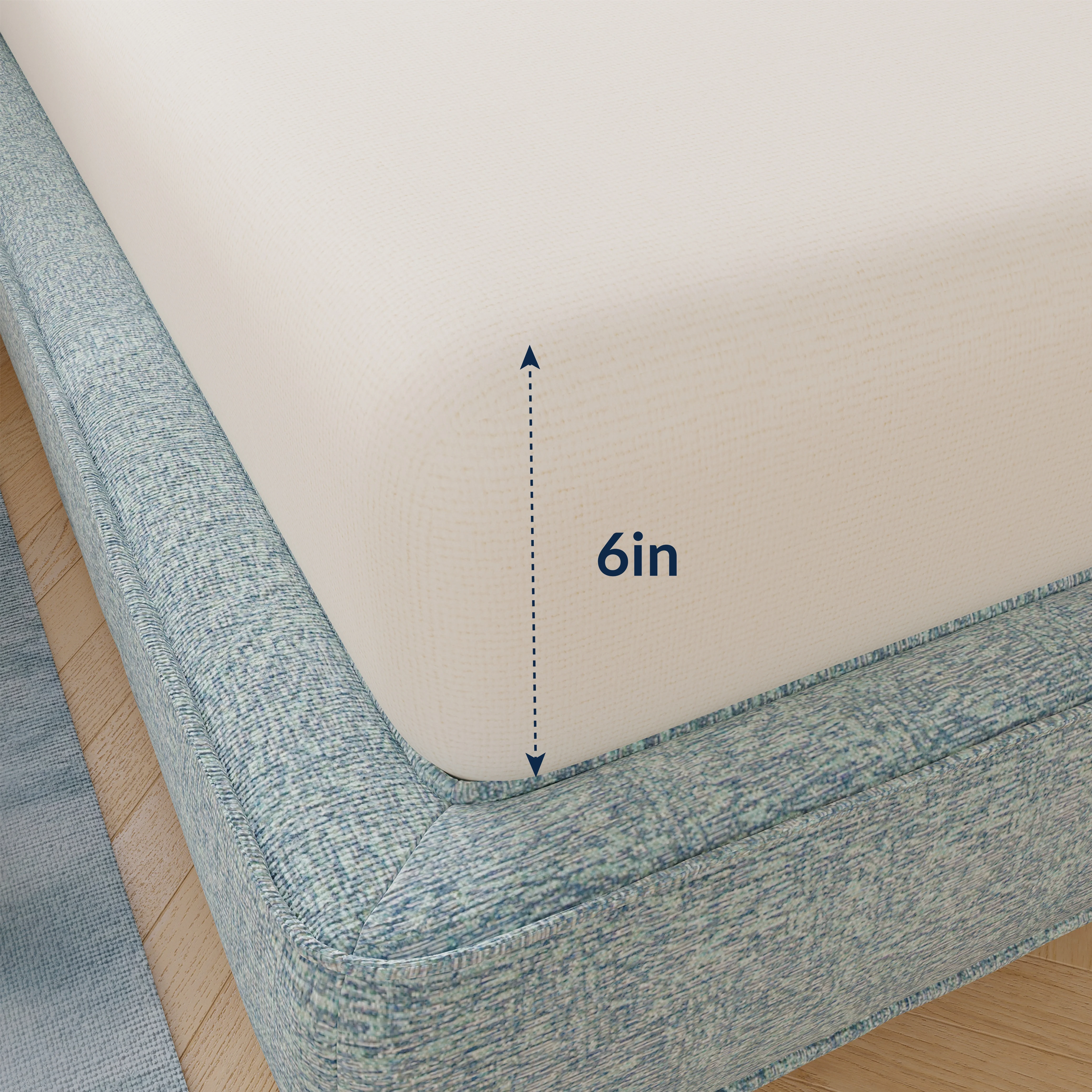 EGOHOME Horizon 6” Twin, Medium Gel Memory Foam Mattress - Image 10