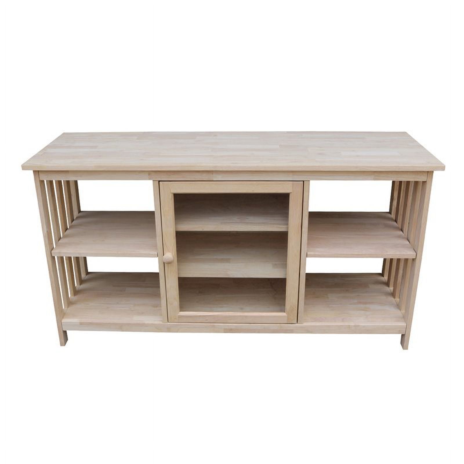 International Concepts Solid Wood Mission Entertainment Stand - Image 9