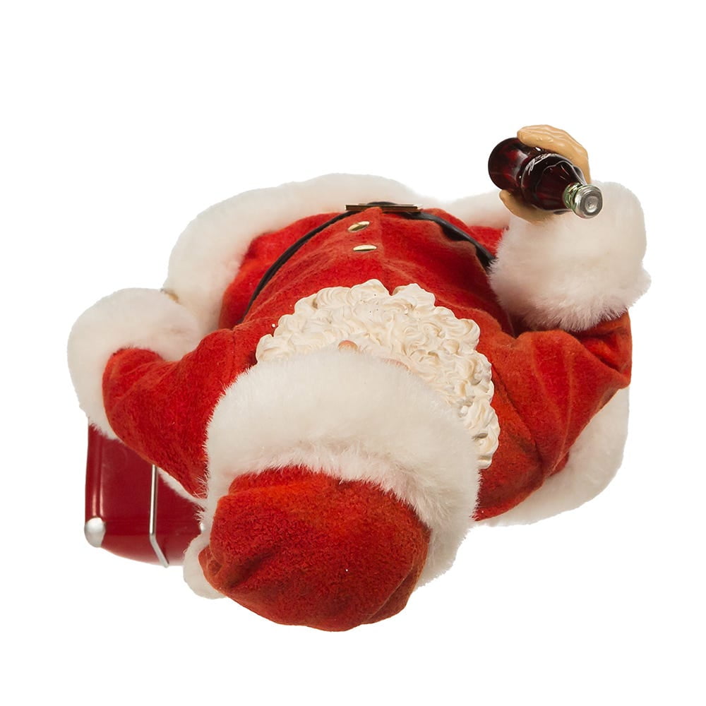 Coca-Cola Coke Cooler Table Piece Santa, 10.5-Inches, Multi-Colored - Image 5