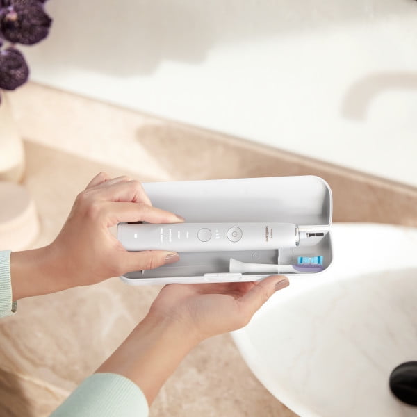 Philips Sonicare DiamondClean 9000 Special Edition Adult Rechargeable Toothbrush, White HX9911/93 - Image 9