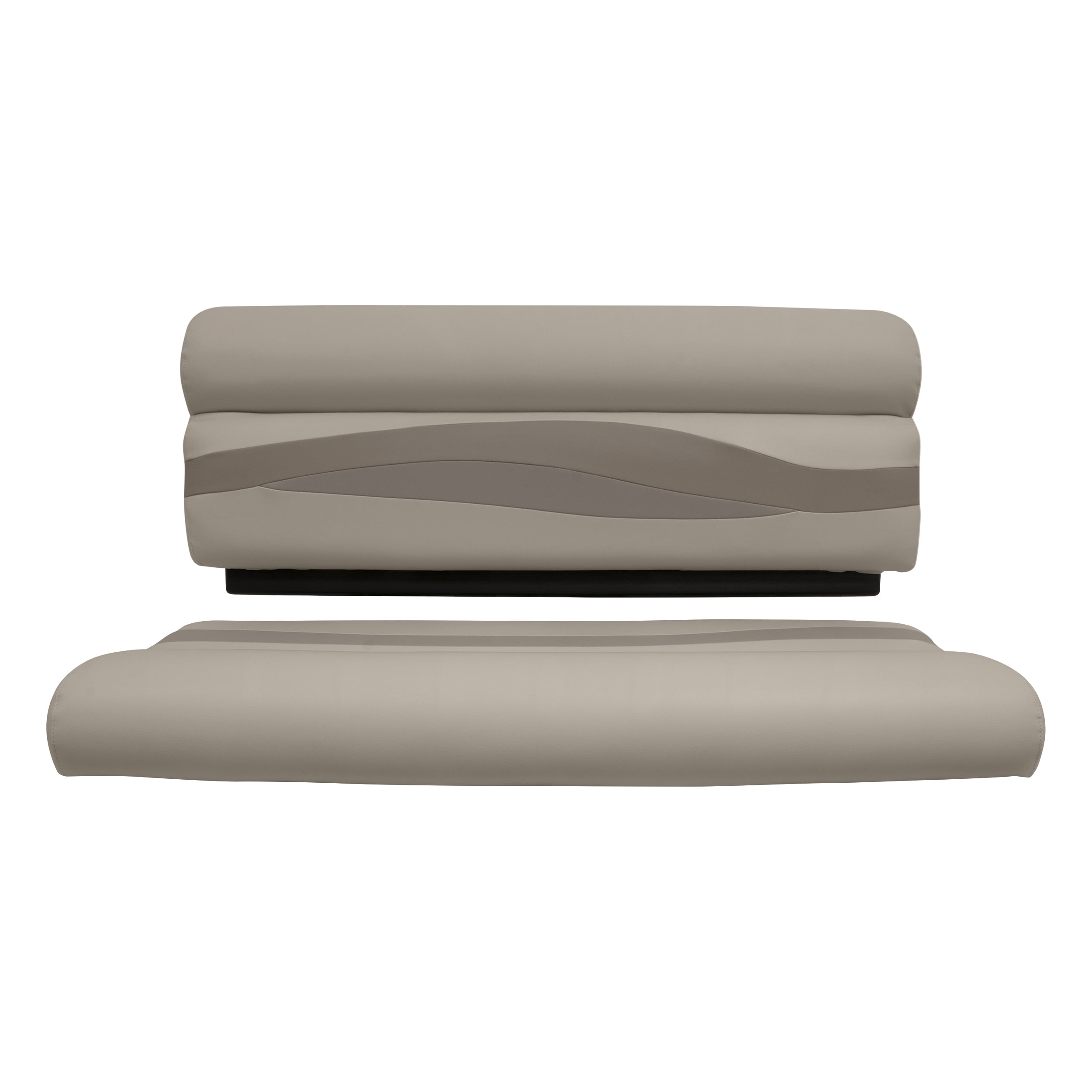 Wise BM1145-1749 Premier Series Pontoon 50" Bench Cushion Set - Mocha Java / Mushroom / Cafe - Image 2
