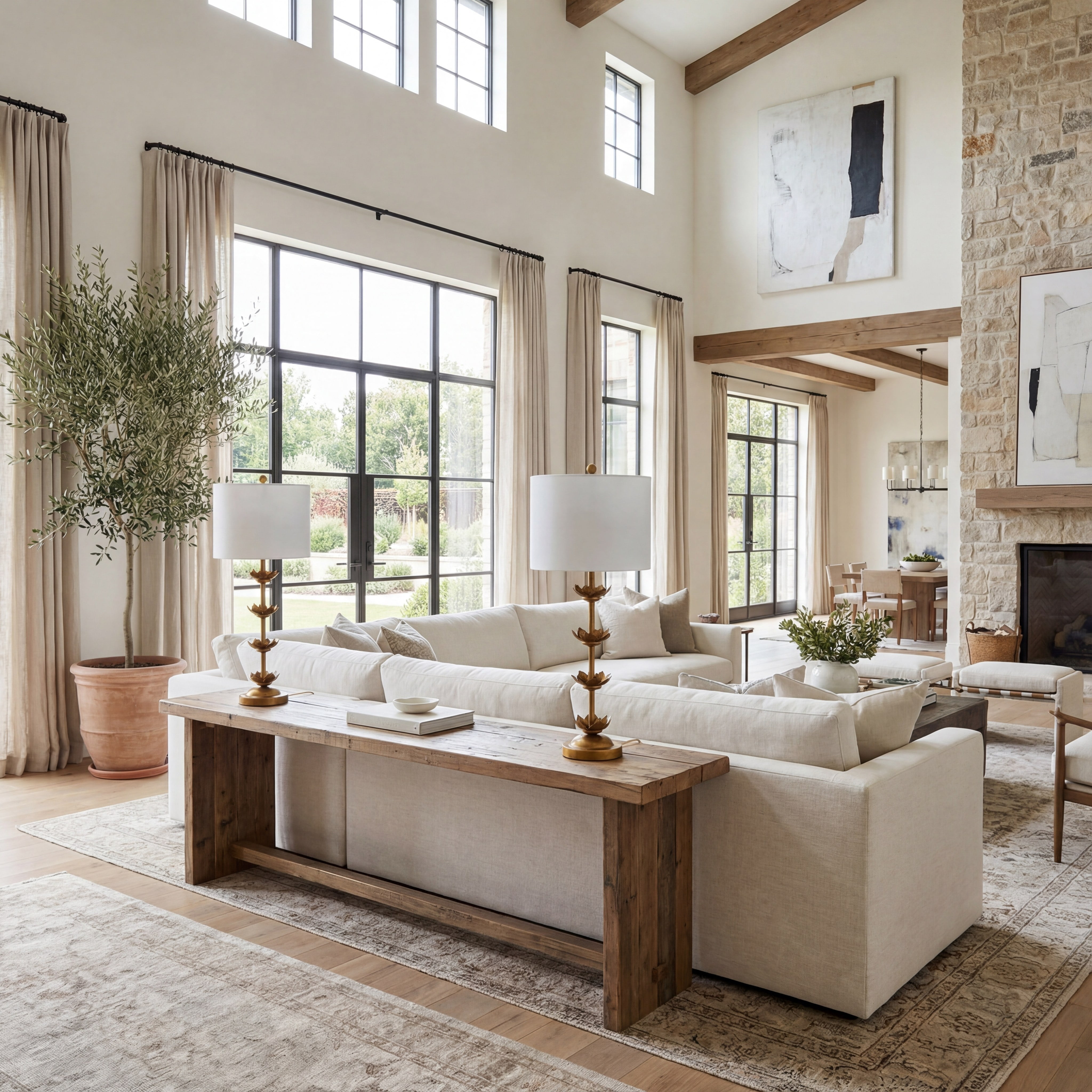 Safavieh Lani Leaf 32 in. H Table Lamp, Antique Gold, Set of 2 - Image 10