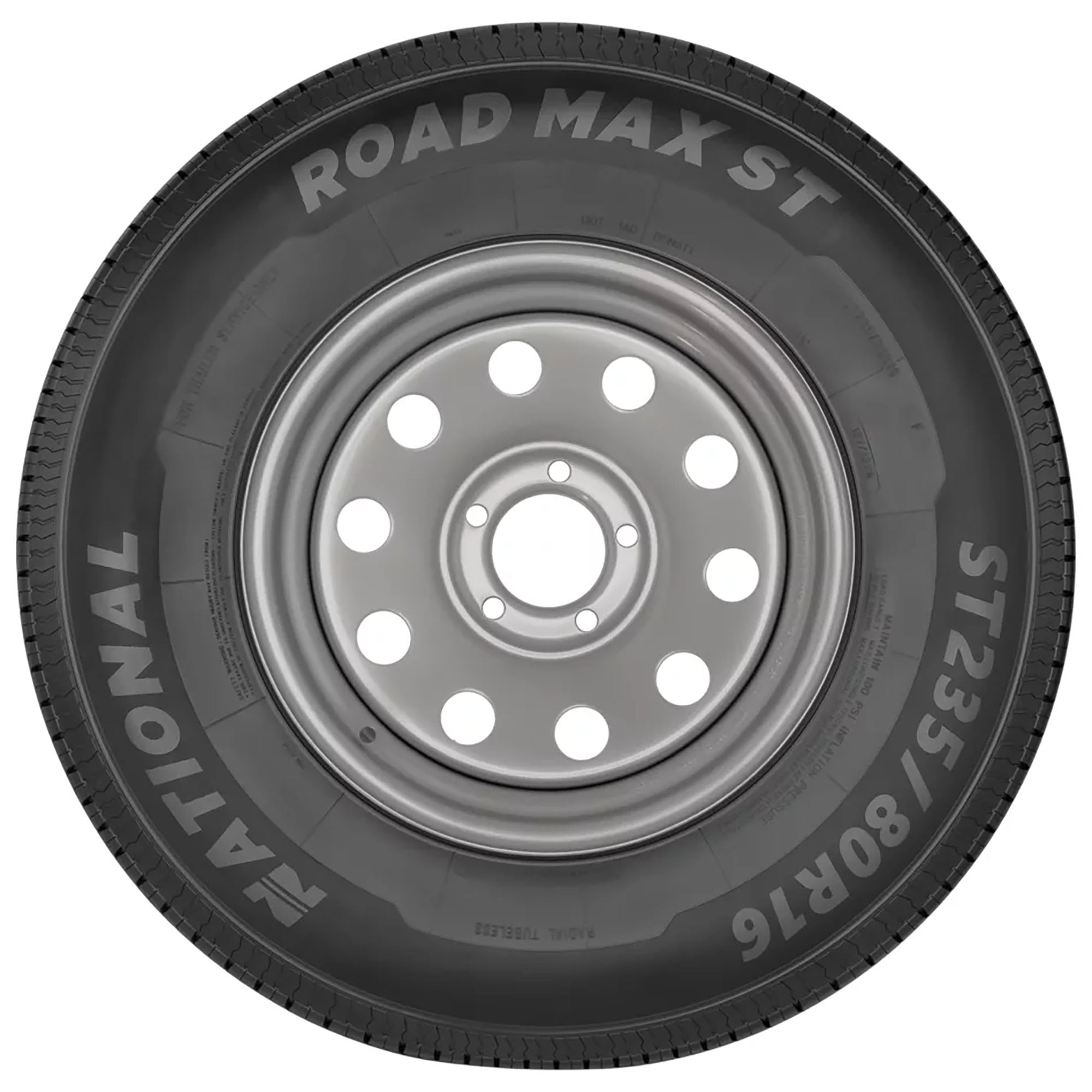 National Road Max ST ST235/85R16 128/124M F Trailer Tire - Image 5