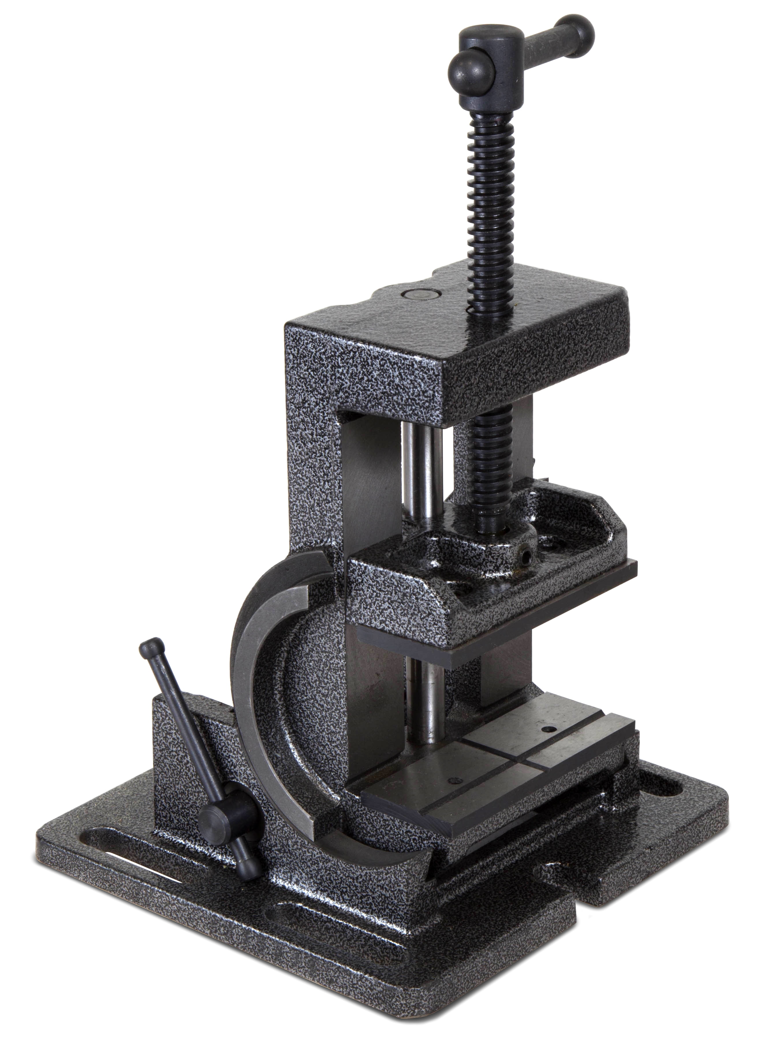 WEN 4.25" Industrial Strength Benchtop and Drill Press Tilting Angle Vise - Image 4