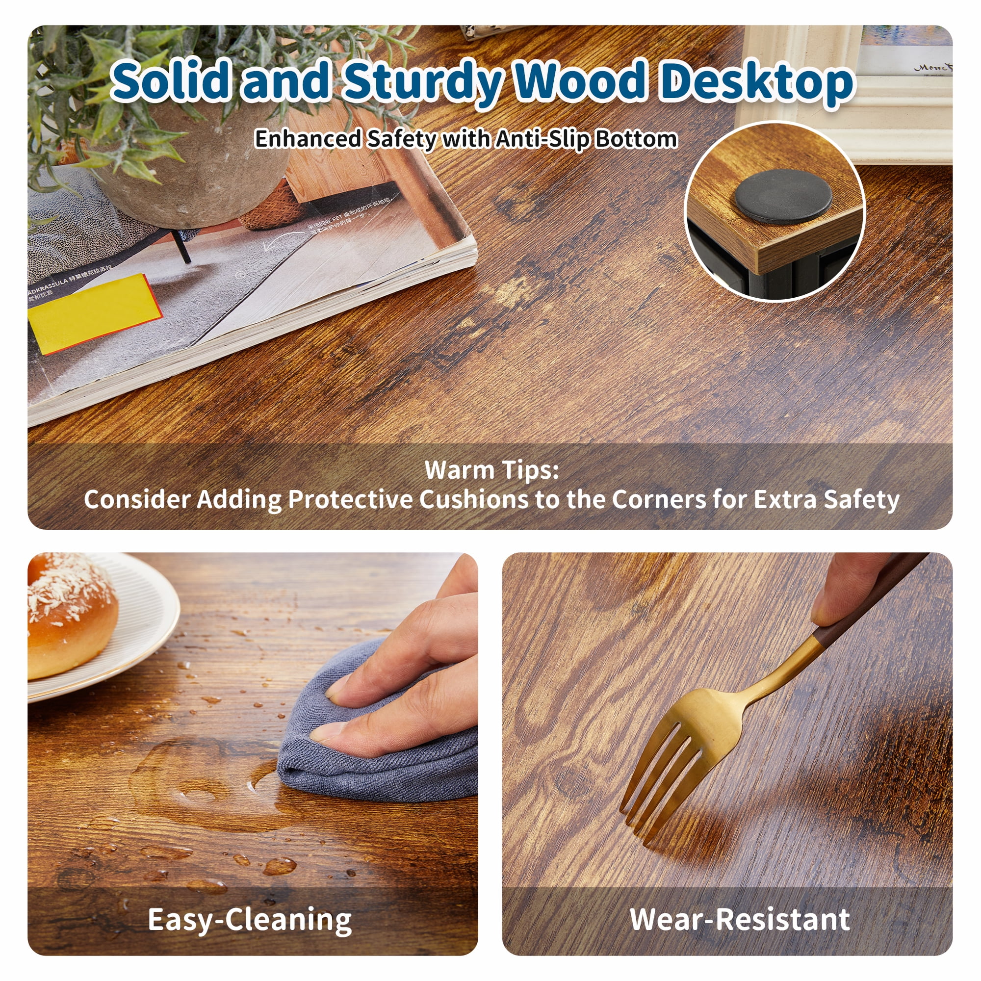 Made4Pets 2-Door Wooden Furniture Style Crate for Dogs with Cushion - Image 8