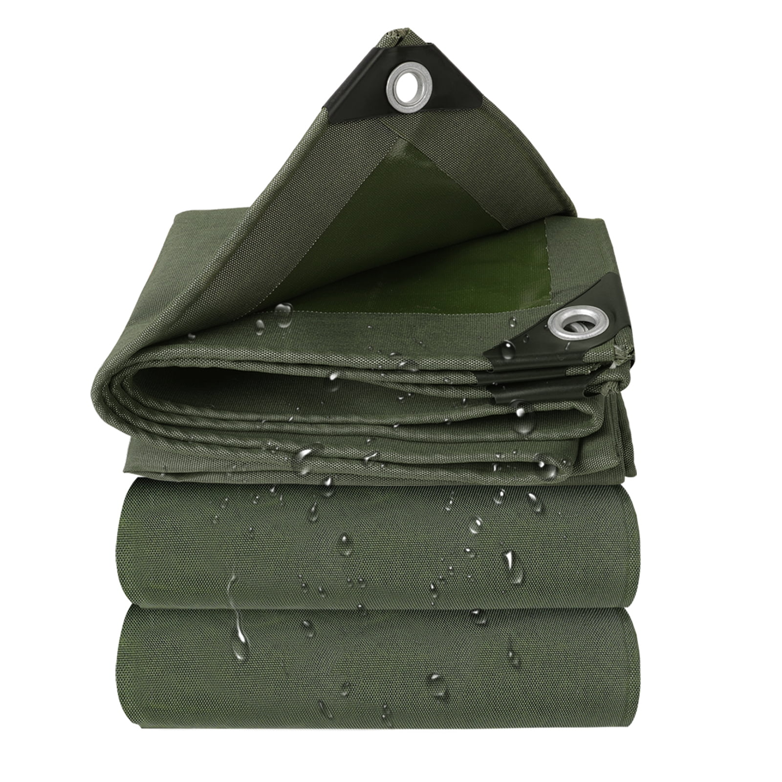 Heavy Duty 19.4oz 100% Canvas Tarp Extra Thick Waterproof Tarpaulin Full Sizes - Image 5