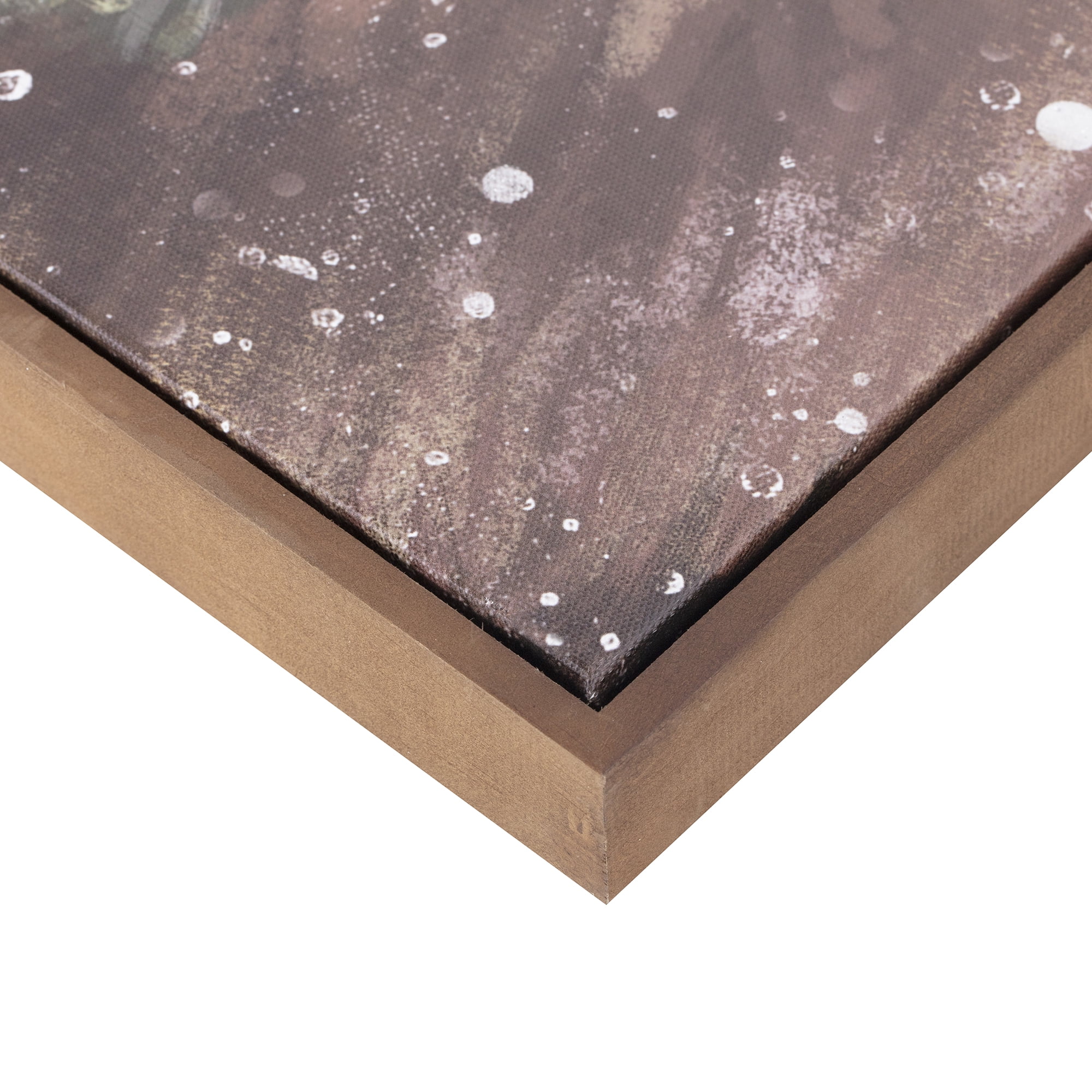 30" x 30" A Cow Named Sugar - Reclaimed Wood Framed & Embellished Canvas Holiday Wall Art - Image 3