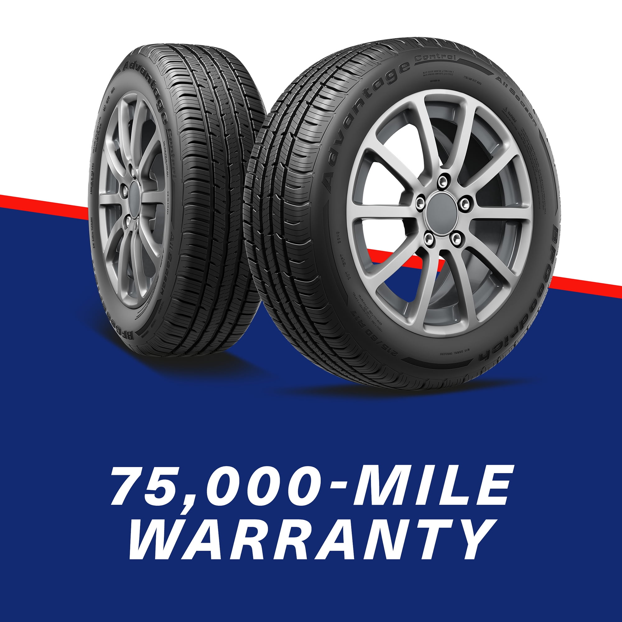 BFGoodrich Advantage Control All-Season 245/40R18/XL 97V Tire Fits: 2014-16 Mercedes-Benz E350 4Matic, 2006-12 Mercedes-Benz E350 4Matic - Image 6