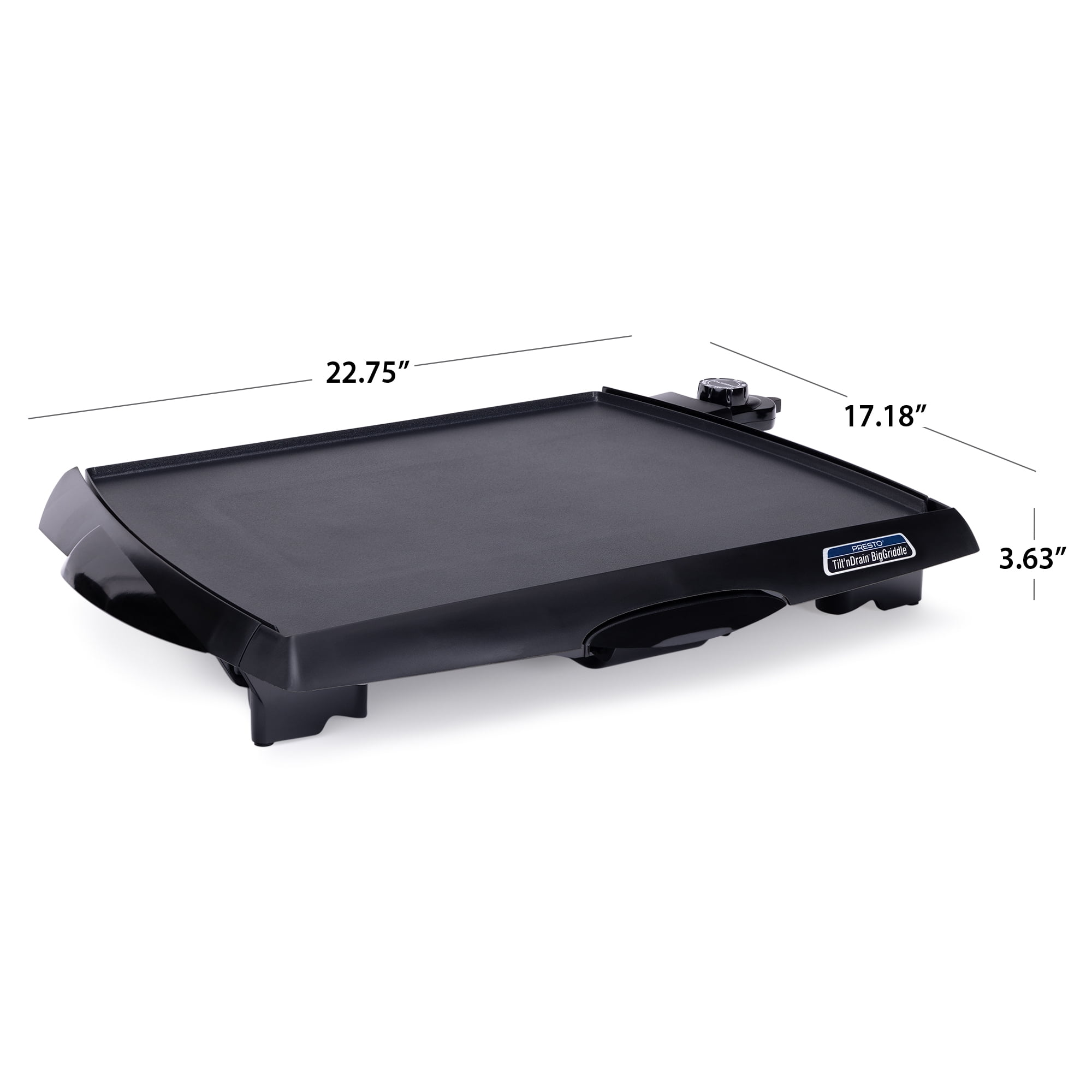 Presto Tilt 'N' Drain Big Griddle Electric Cool-Touch Griddle 07046 - Image 9