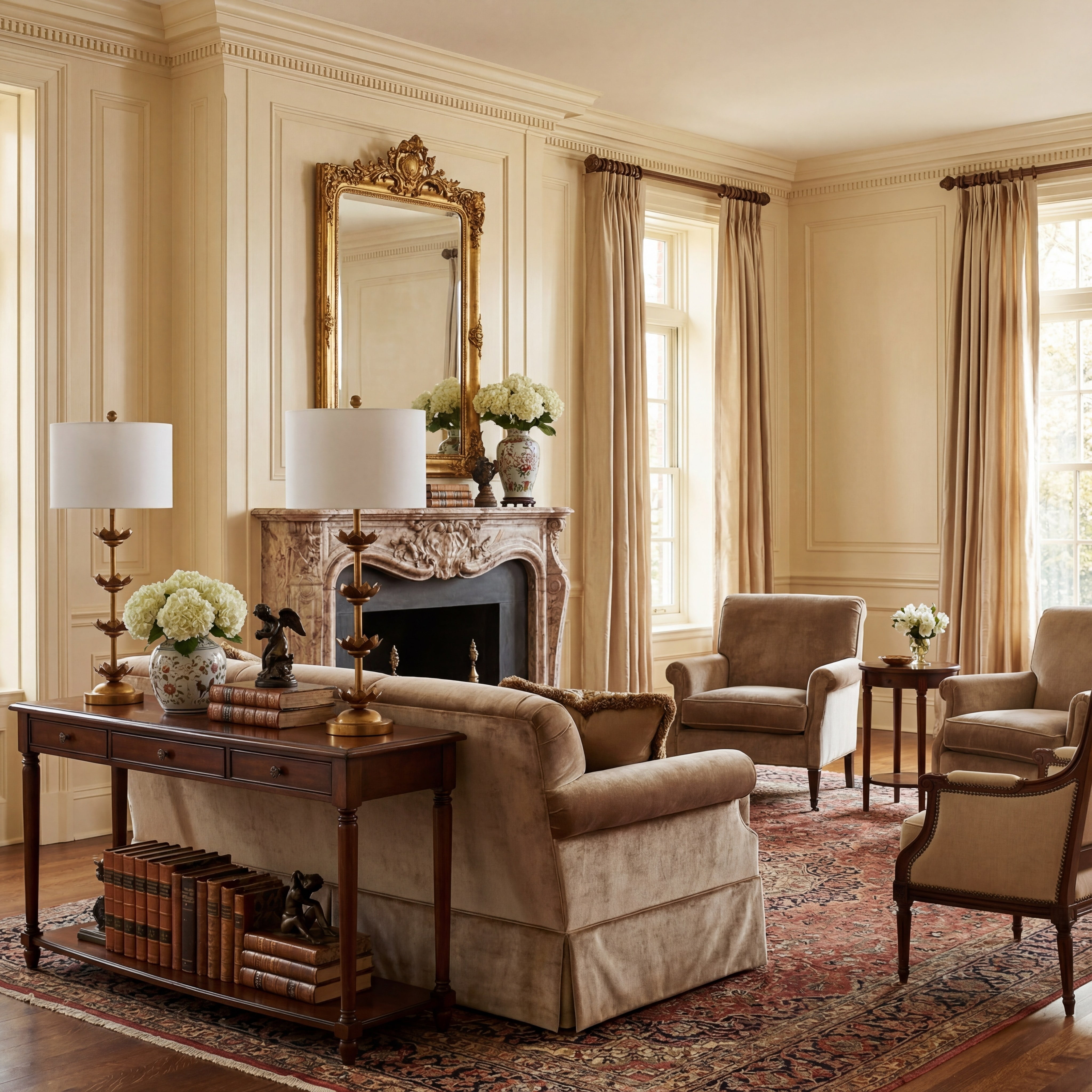 Safavieh Lani Leaf 32 in. H Table Lamp, Antique Gold, Set of 2 - Image 9