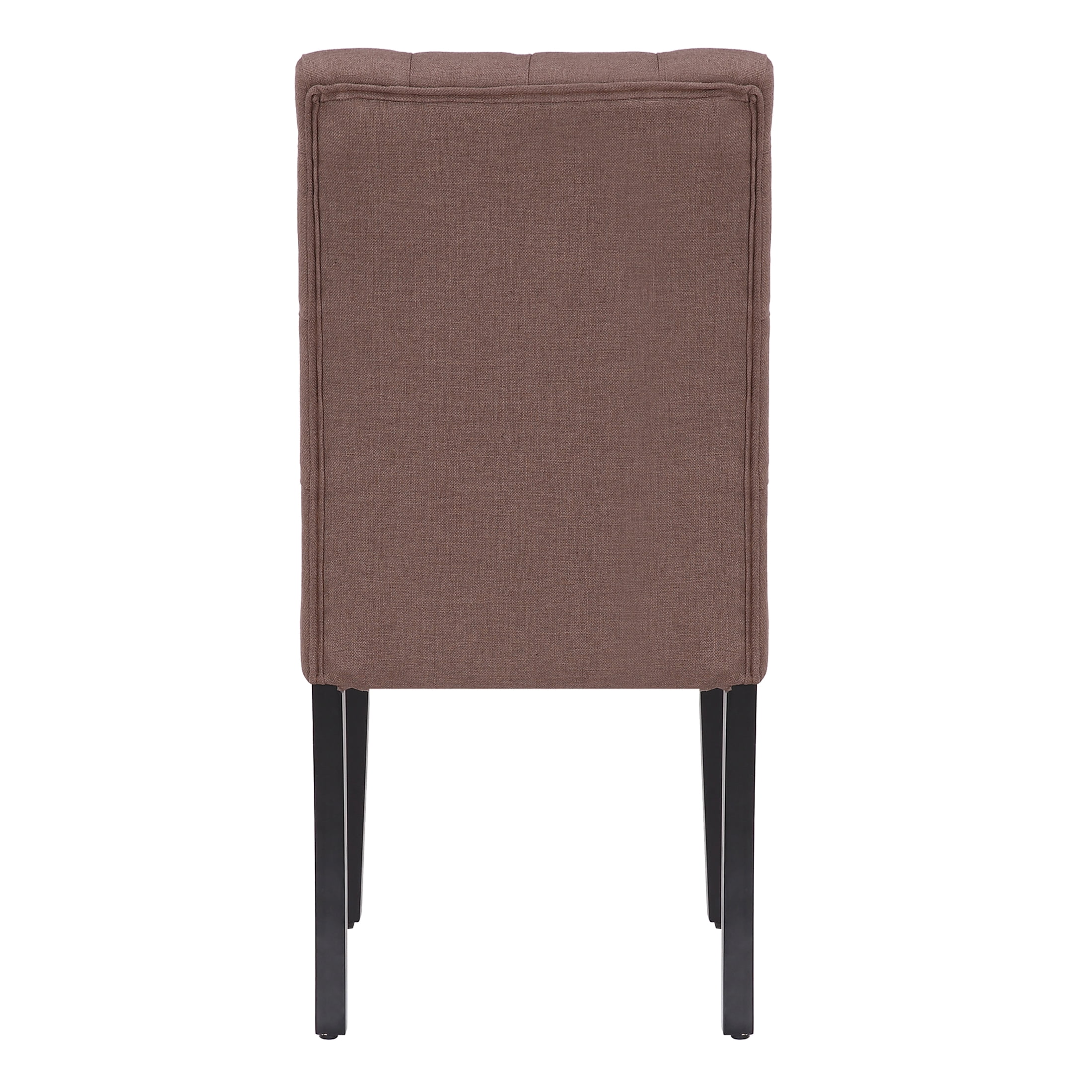Polytrends Grandview Tufted Dining Chair (Set of 2) Brown - Image 5