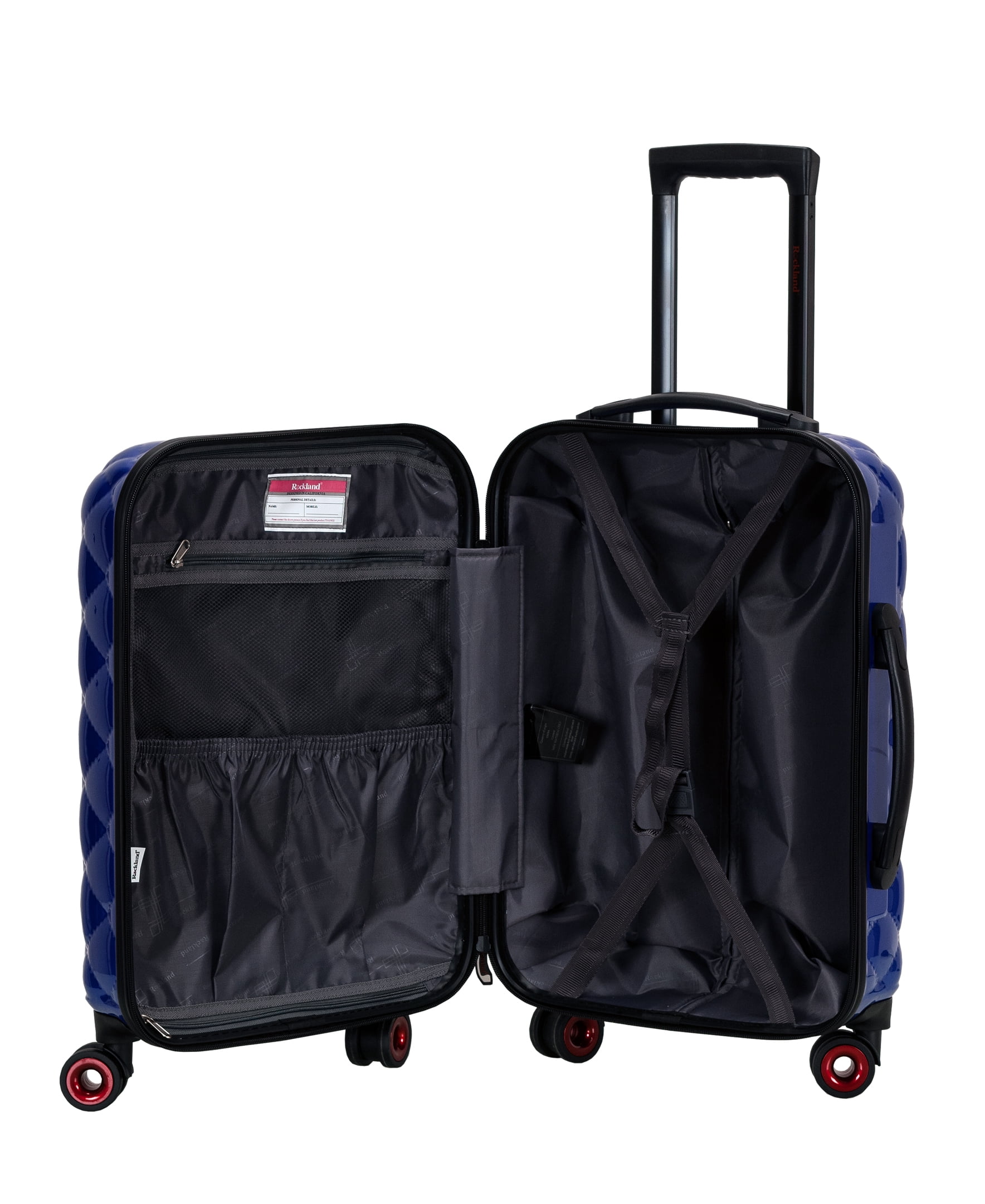 Rockland Luggage Quilt 3-Piece Hardside Polycarbonate Luggage Set F238 - Image 6