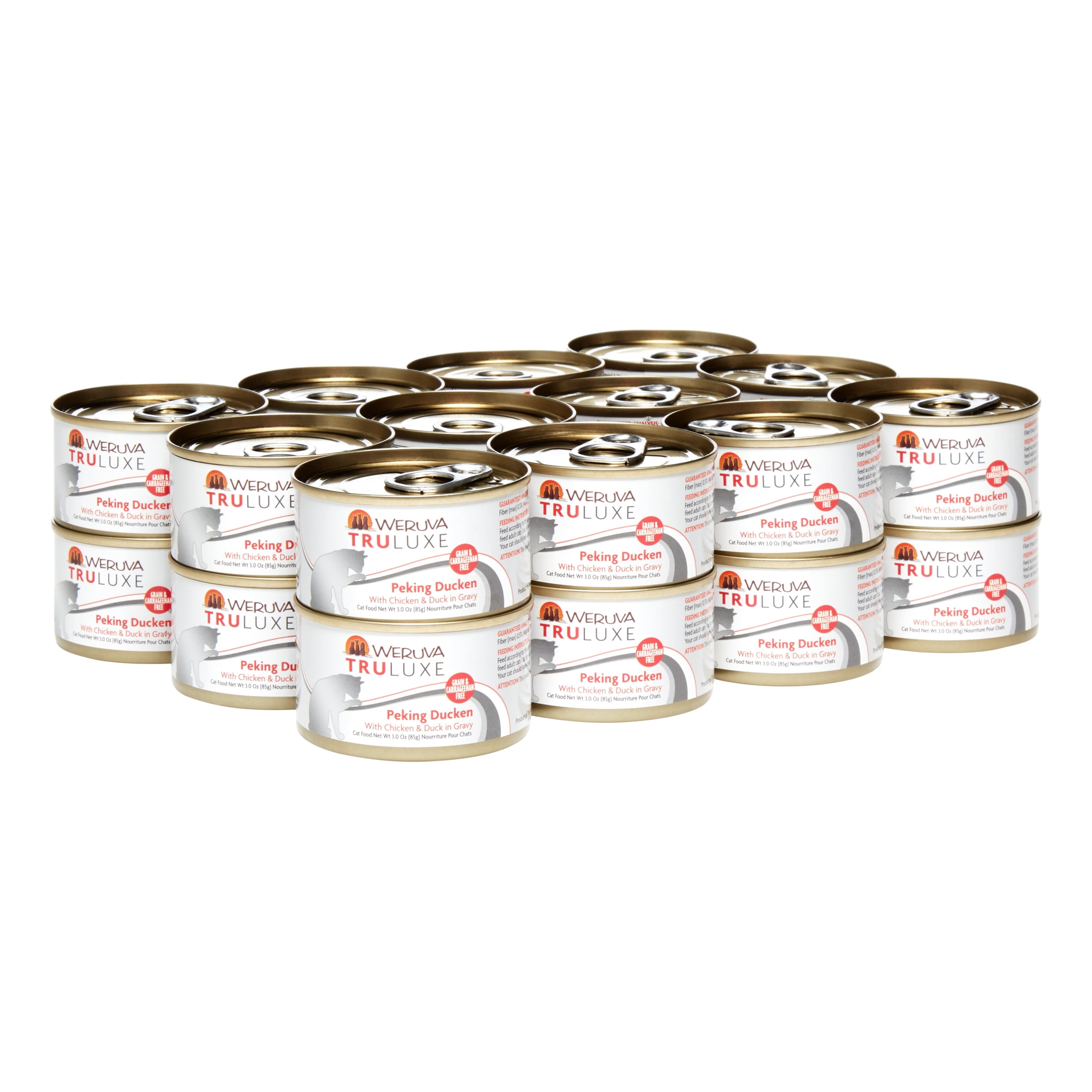 (24 Pack) Weruva TruLuxe Peking Duck with Chicken & Duck Grain-Free Wet Cat Food, 3 oz. Cans - Image 2
