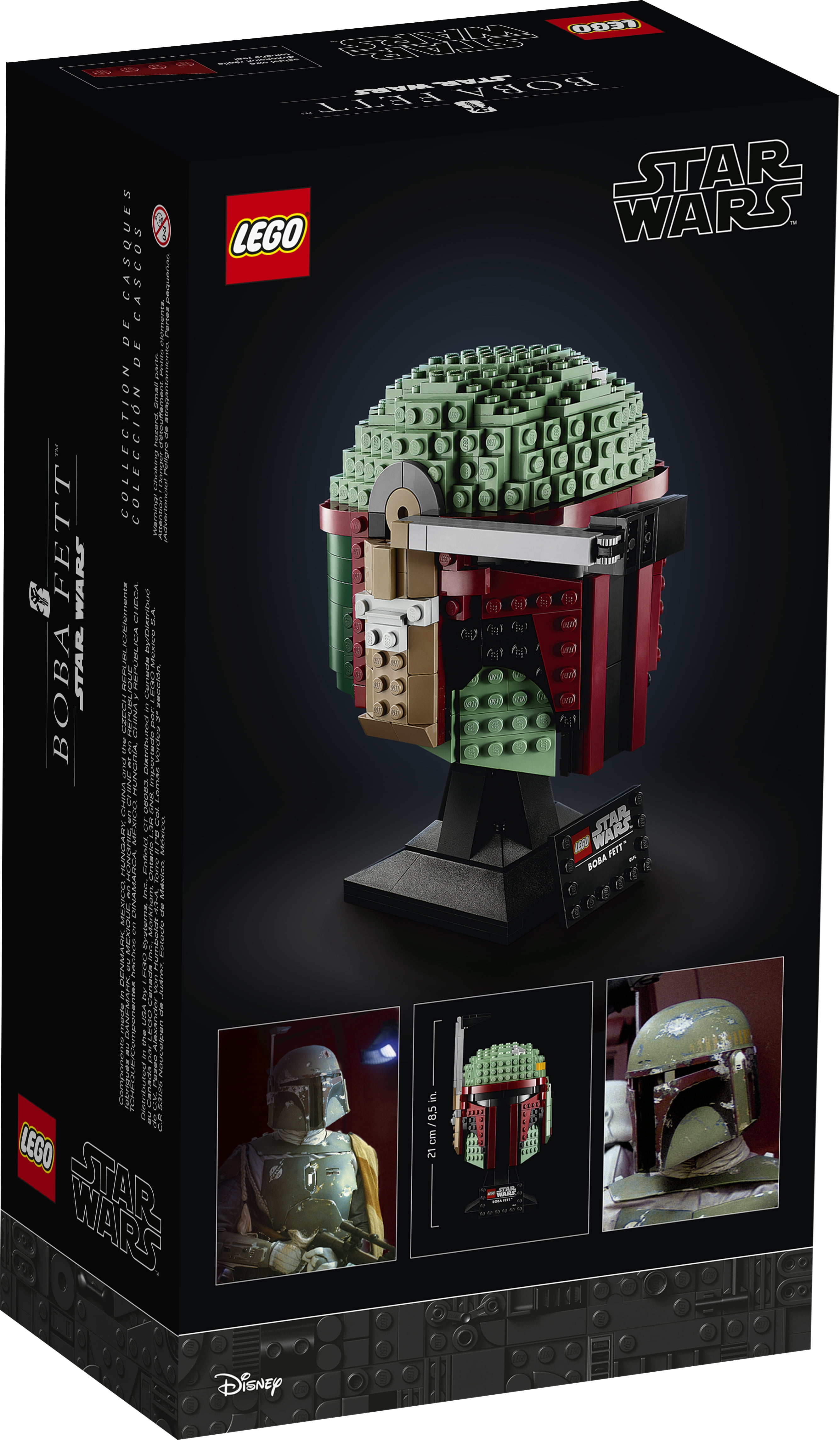 LEGO Star Wars Boba Fett Helmet 75277 Building Kit; Cool Collectible Star Wars Character Building Set (625 Pieces) - Image 5