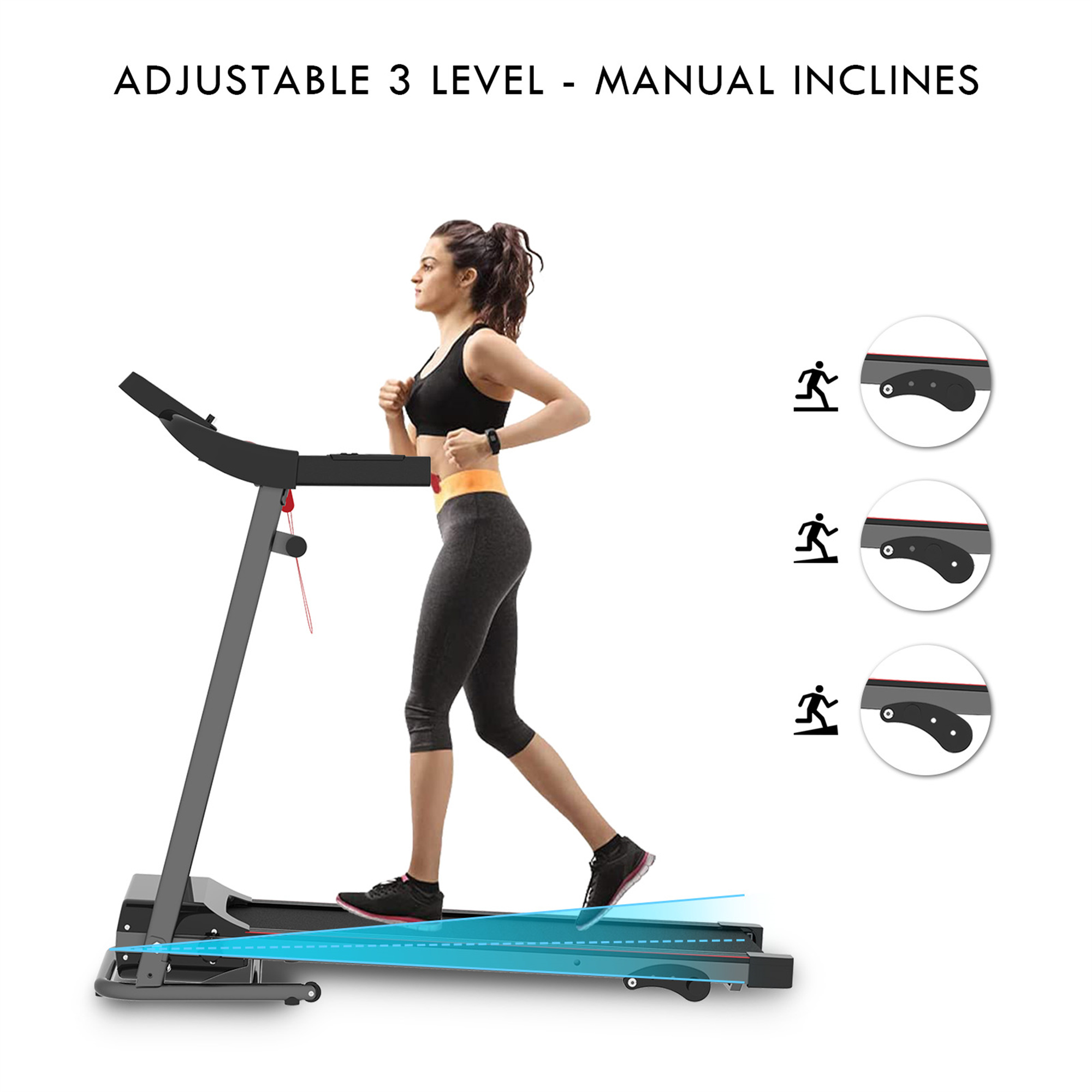 Aukfa AK-SF02-017 Folding Treadmill with Incline - Image 4