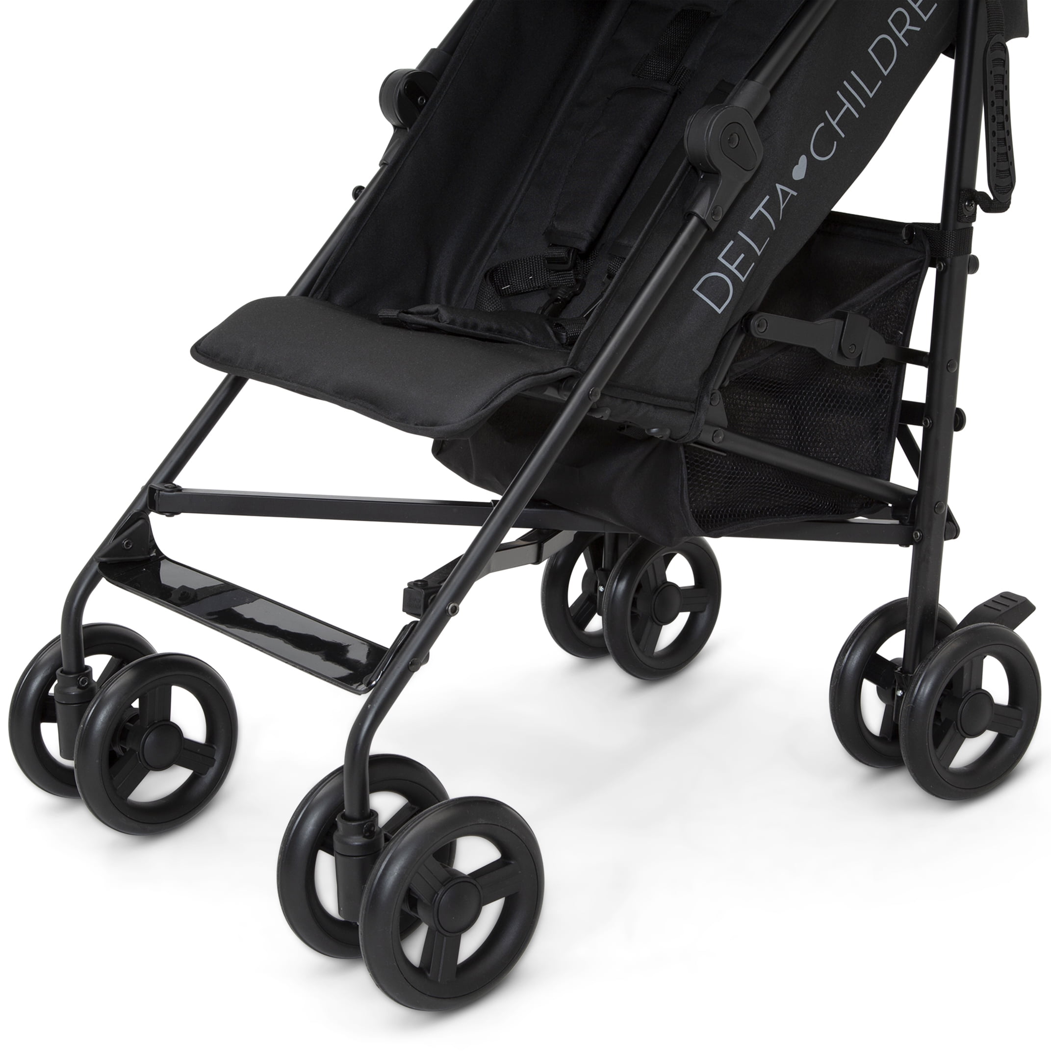 Delta Children 365 Plus Lightweight Travel Stroller, Iron - Image 9