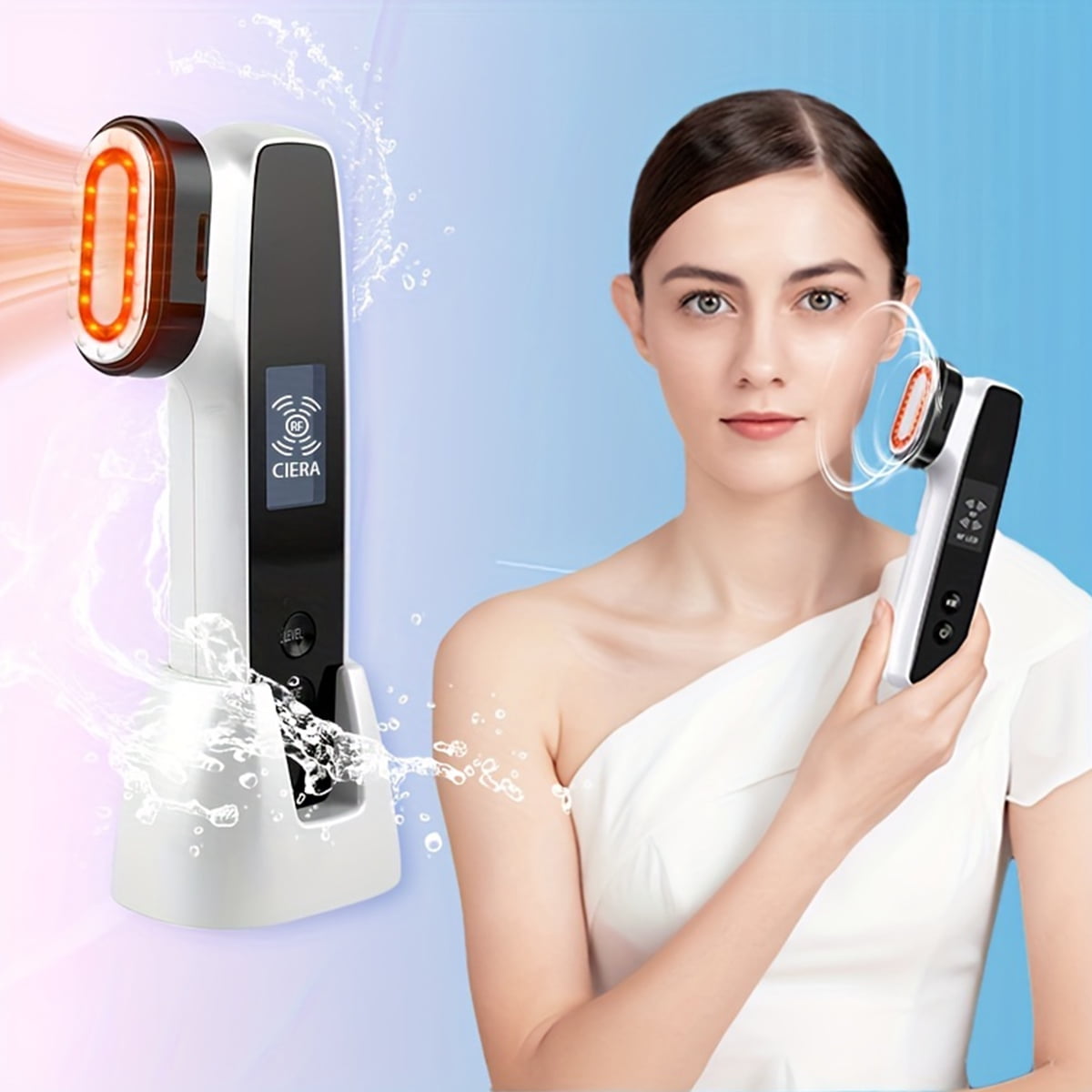 CENYEDA Skin Tightening Device, 6-in-1 Facial Massager, Red Light Therapy Anti Wrinkle Rejuvenation - Image 6