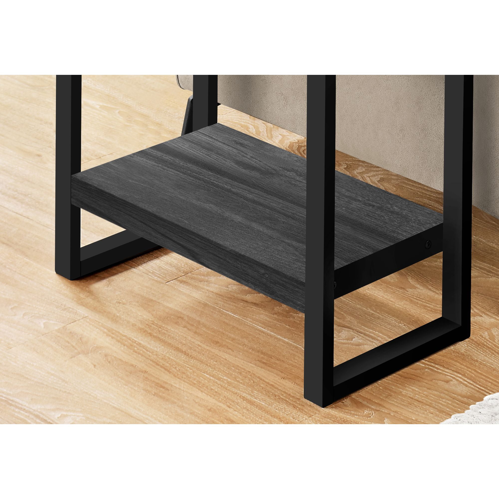 Contemporary Home Living 23.75" Black Decorative Rectangular Accent Table - Image 5