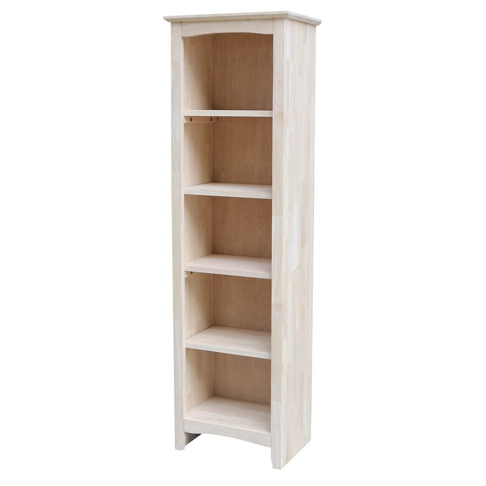 International Concepts Solid Wood Shaker Bookcase, 60 in H - Image 2