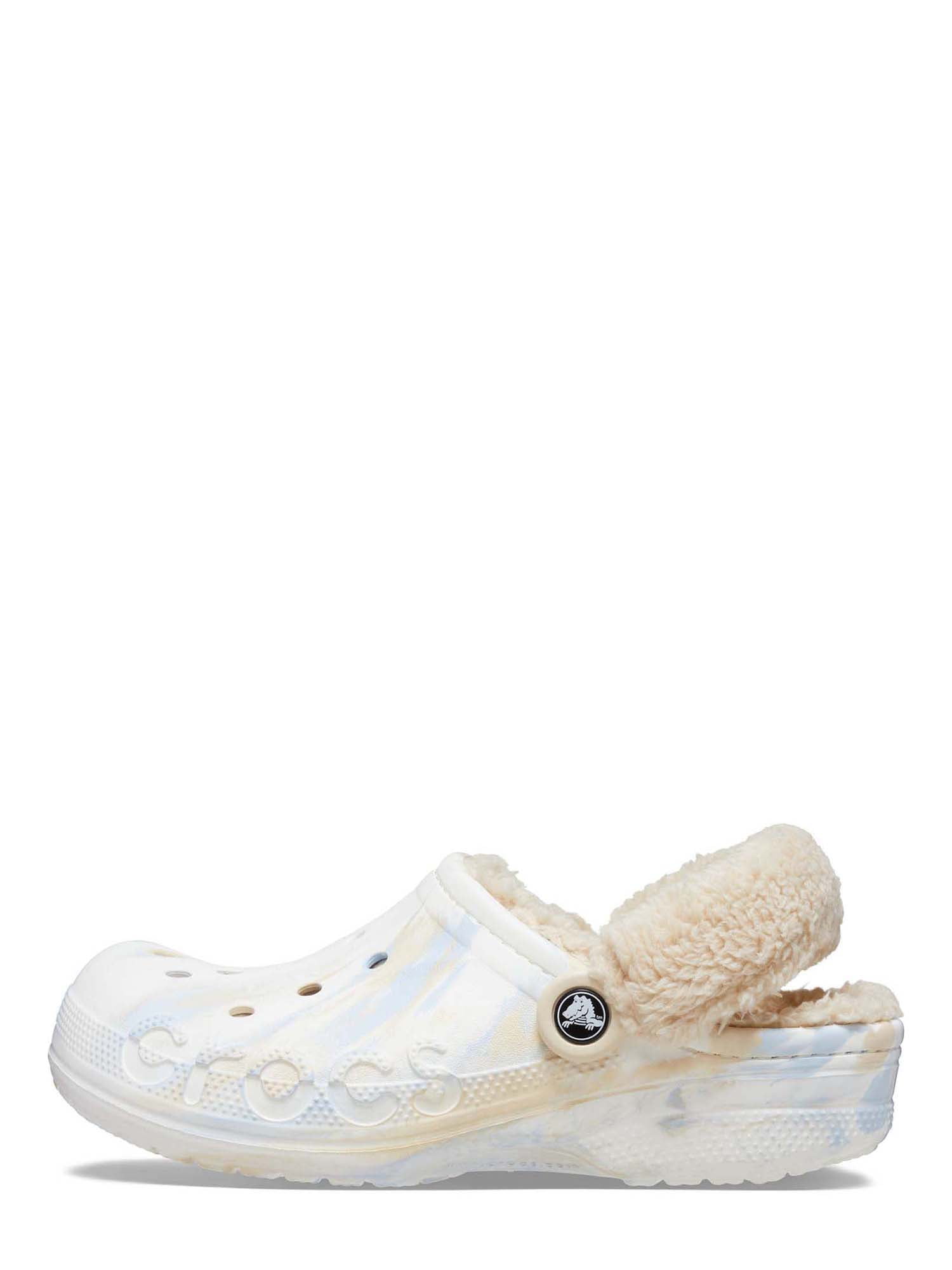 Crocs Unisex Baya Lined Fuzz Strap Clogs - Image 2