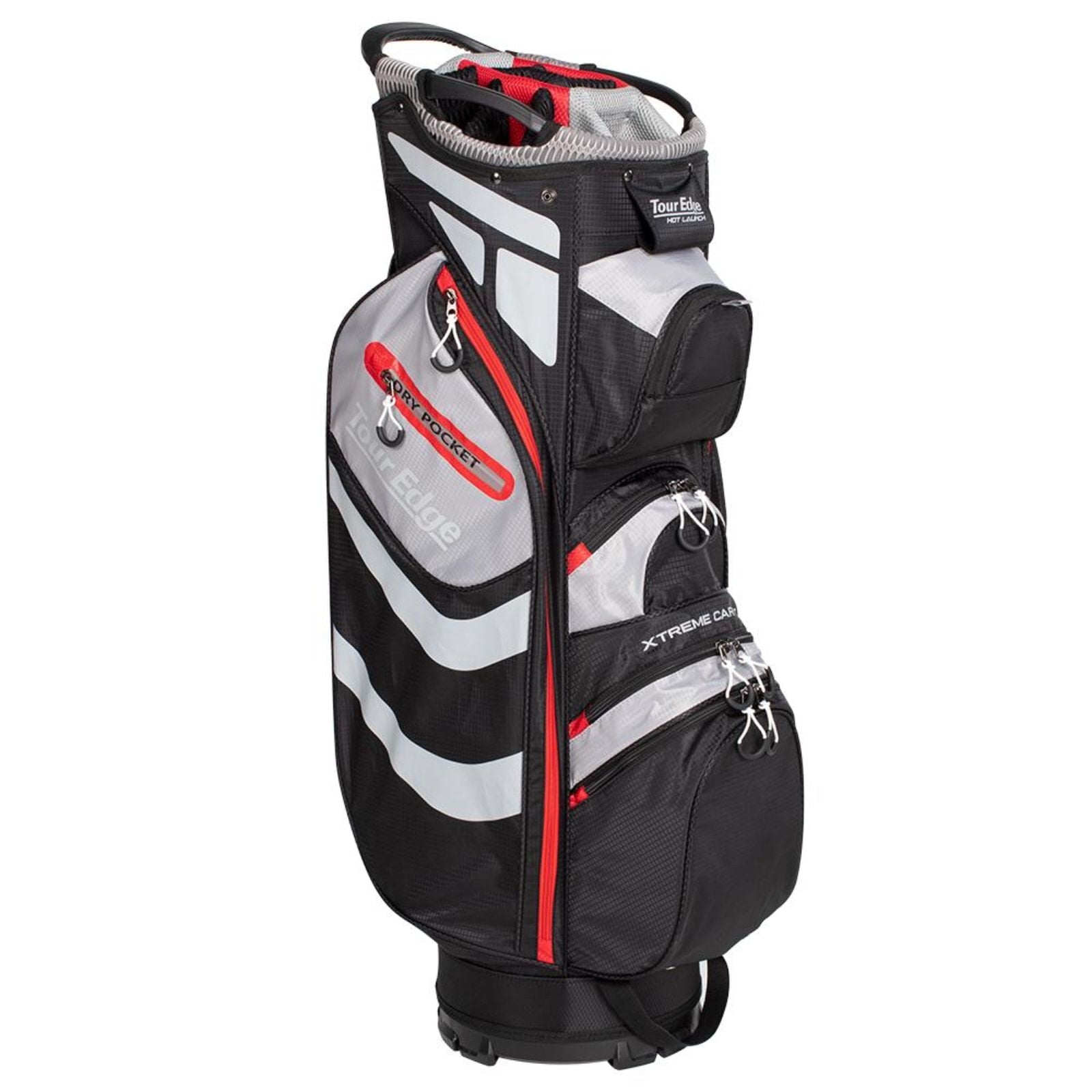 Tour Edge Hot Launch Xtreme Cart 5.0 Bag-Black-Red - Image 2