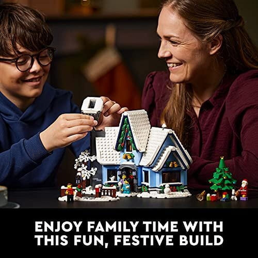 LEGO Icons Santa’s Visit 10293 Christmas House Model Building Set for Adults and Families, Festive Home Décor with Xmas Tree, Gift Idea - Image 2