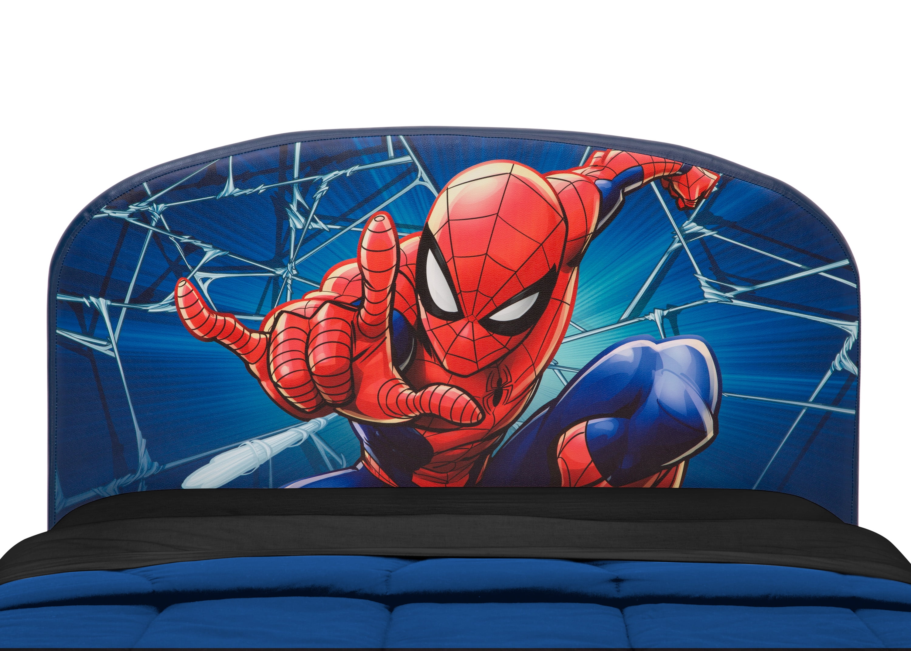 Delta Children Marvel Spider-Man Upholstered Bed, Twin - Image 4