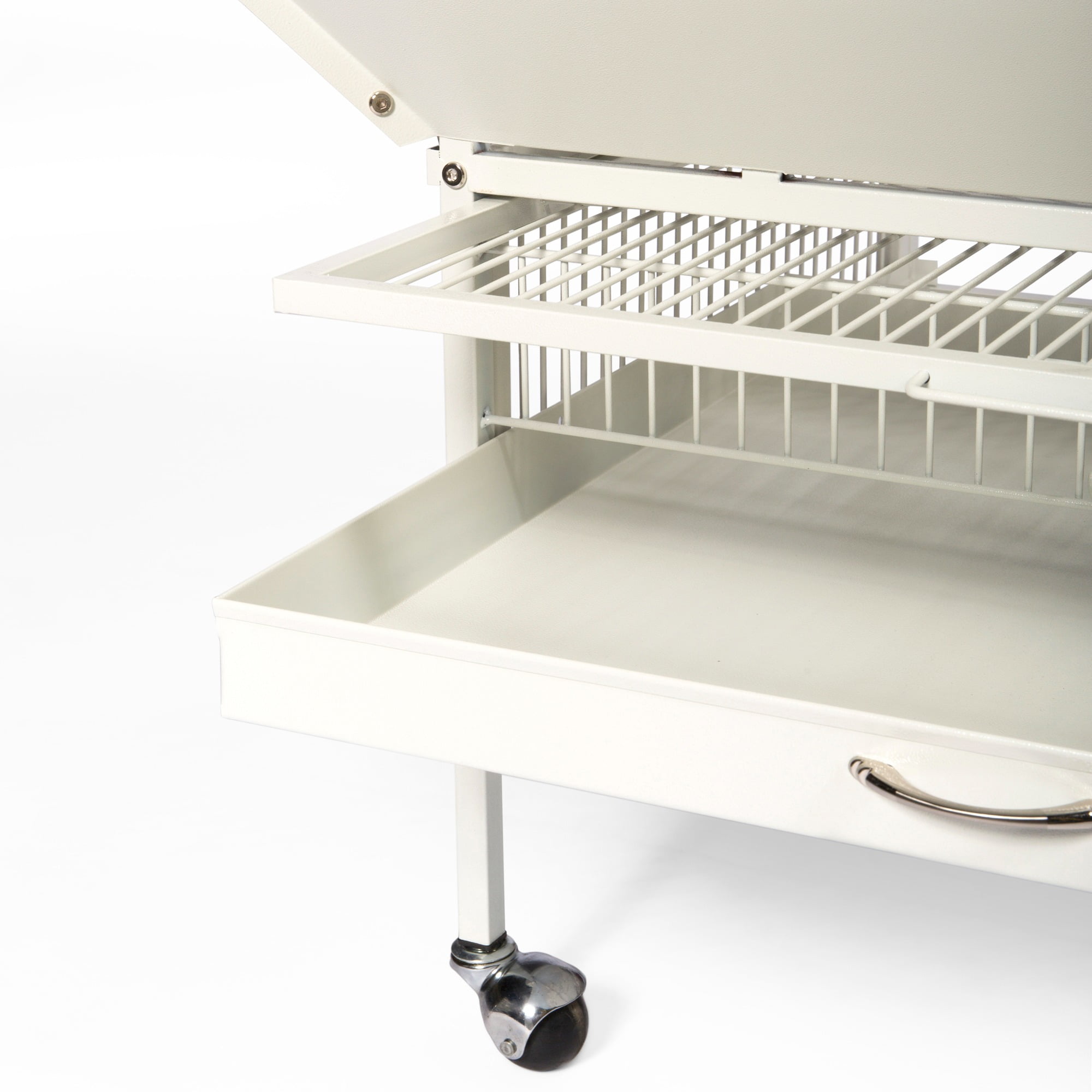 Prevue Pet Products Select Wrought Iron Parrot Bird Cage 24x20x60", Chalk White - Image 2