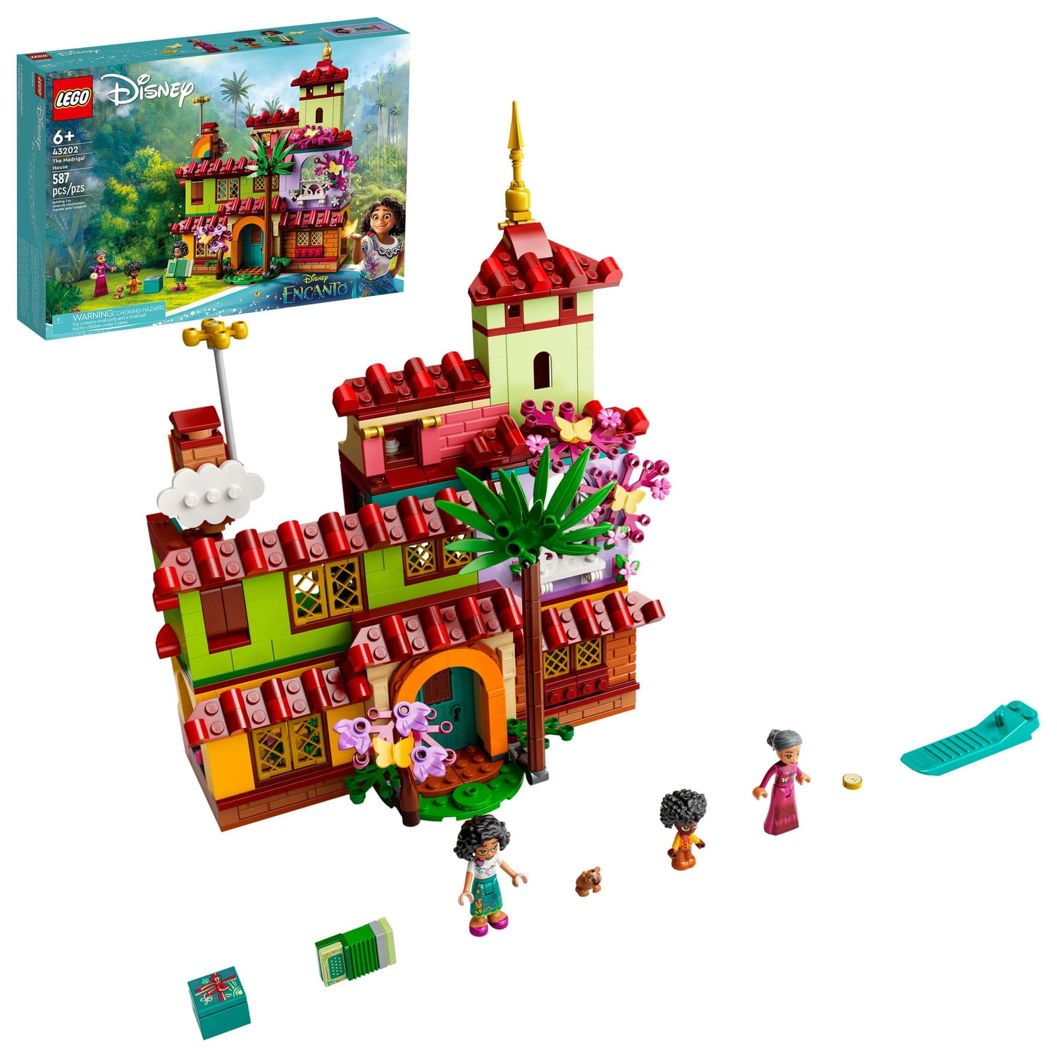 LEGO Disney Encanto The Madrigal House 43202 Building Kit; A Top Gift for Kids Who Love Construction Toys and House Play (587 Pieces) - Image 7