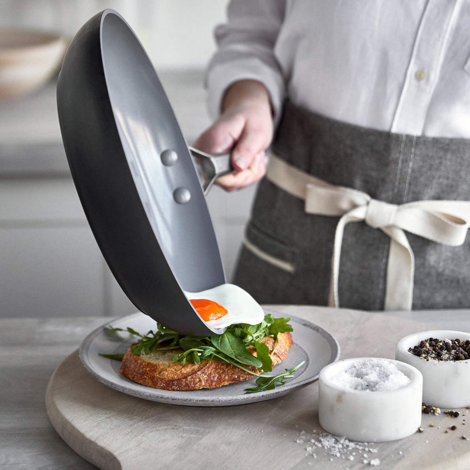 GreenPan Paris Pro Healthy Ceramic Non-Stick 2-Piece Open Frypan Set, 10" and 12" - Image 3