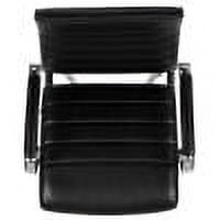 Flash Furniture Hansel Leather Soft High Back Swivel Office Desk Chair, Black - Image 8