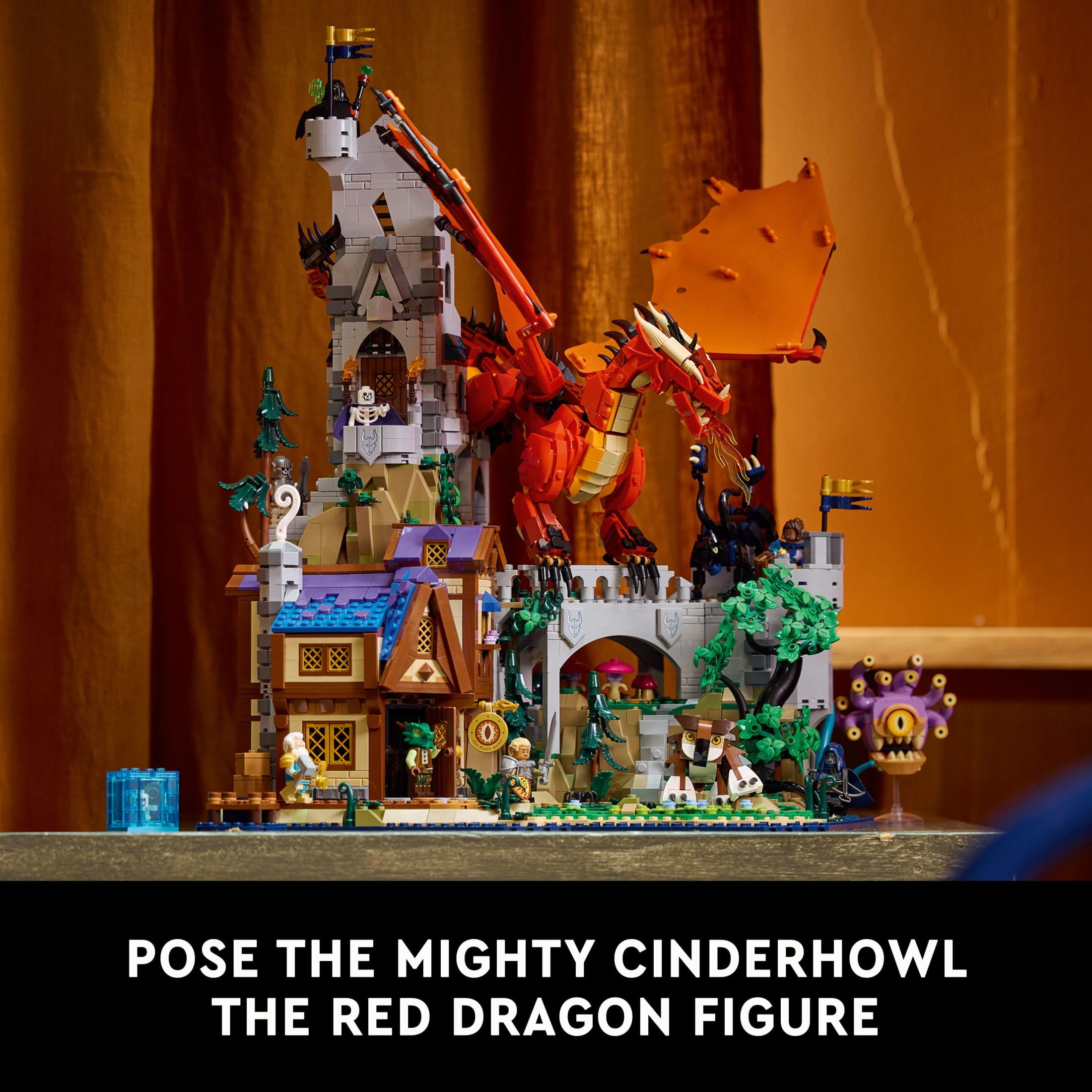 LEGO Ideas Dungeons & Dragons: Red Dragon’s Tale Build and Display Set 21348 - Image 4