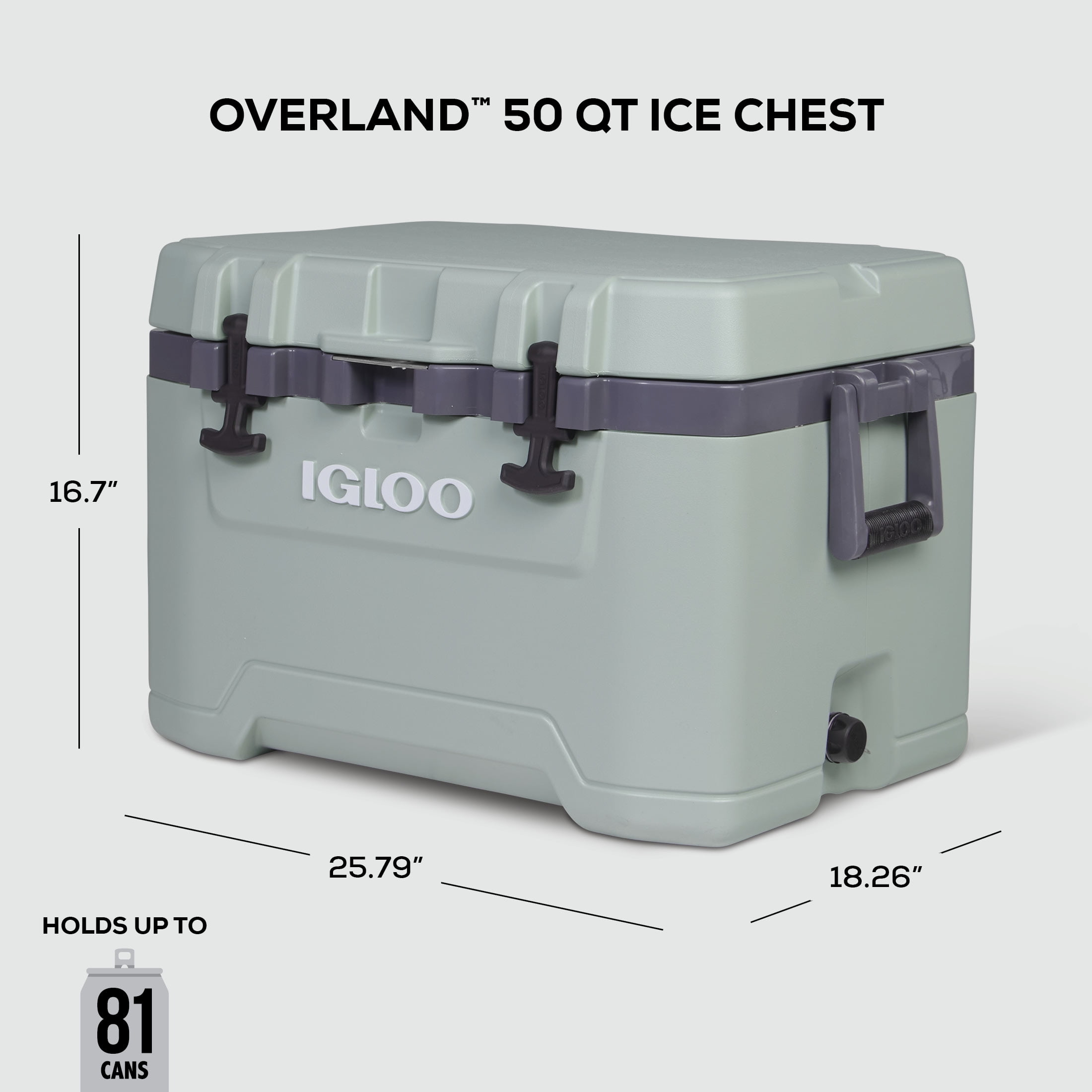 Igloo 50 QT Overland Ice Chest Cooler, White - Image 5