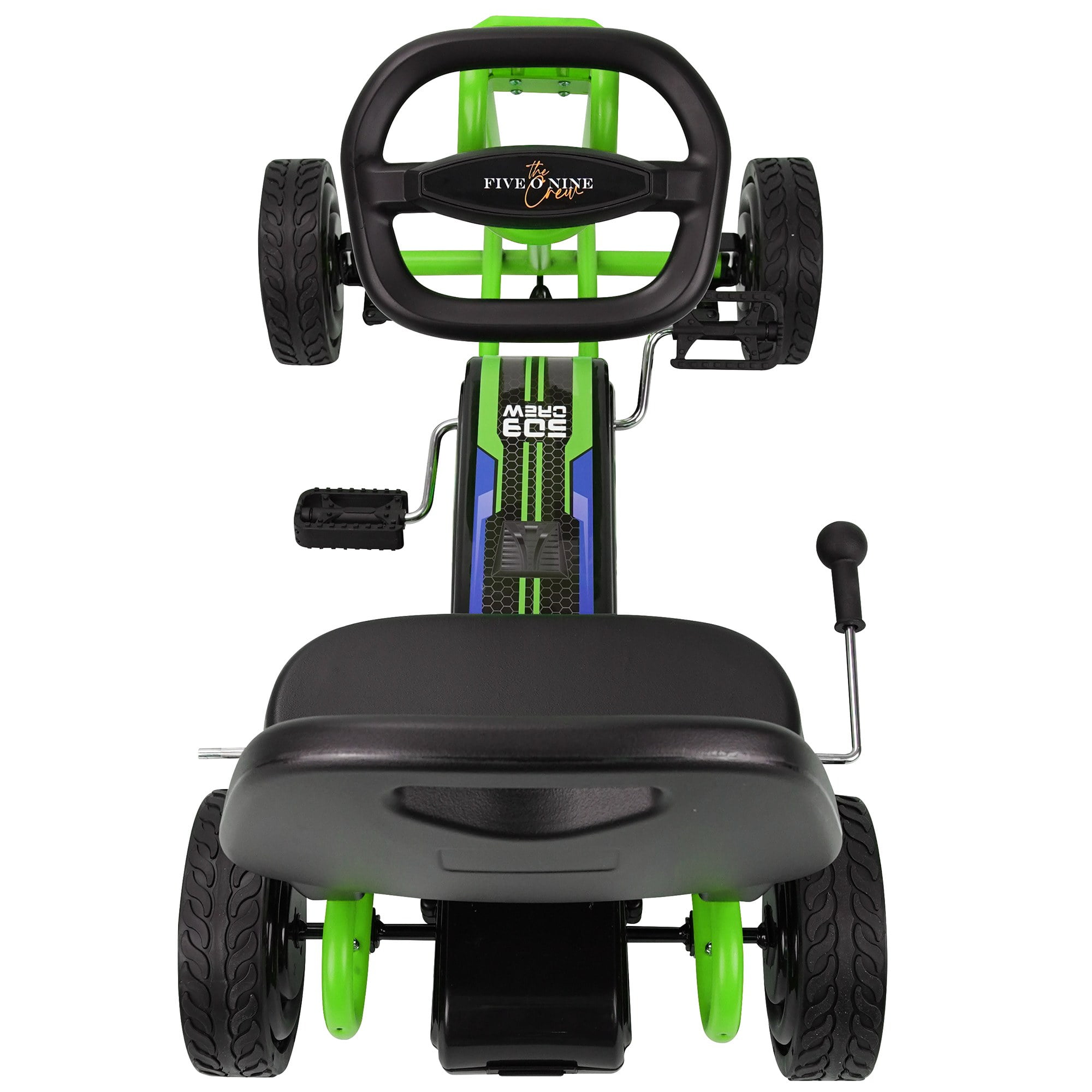 Adjustable Unisex 4+ Years Push & Pedal Ride-On, Green, 38.39 x 20.74 x 21.93 Inches, 28.85 lbs - Image 5