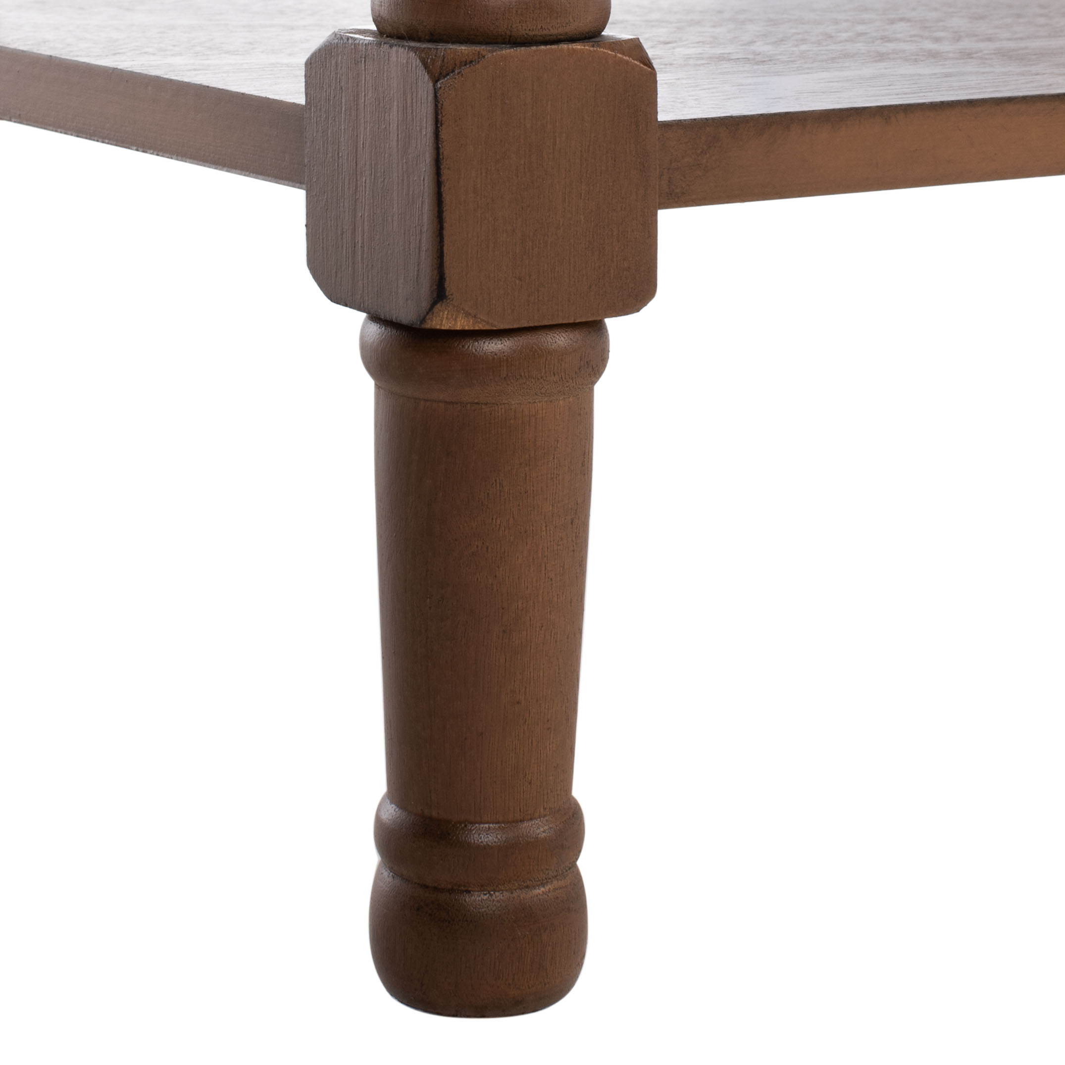 SAFAVIEH Peyton French Brown Wood Console Table with Drawer (47.3 in. W x 13 in. D x 29.5 in. H) - Image 2