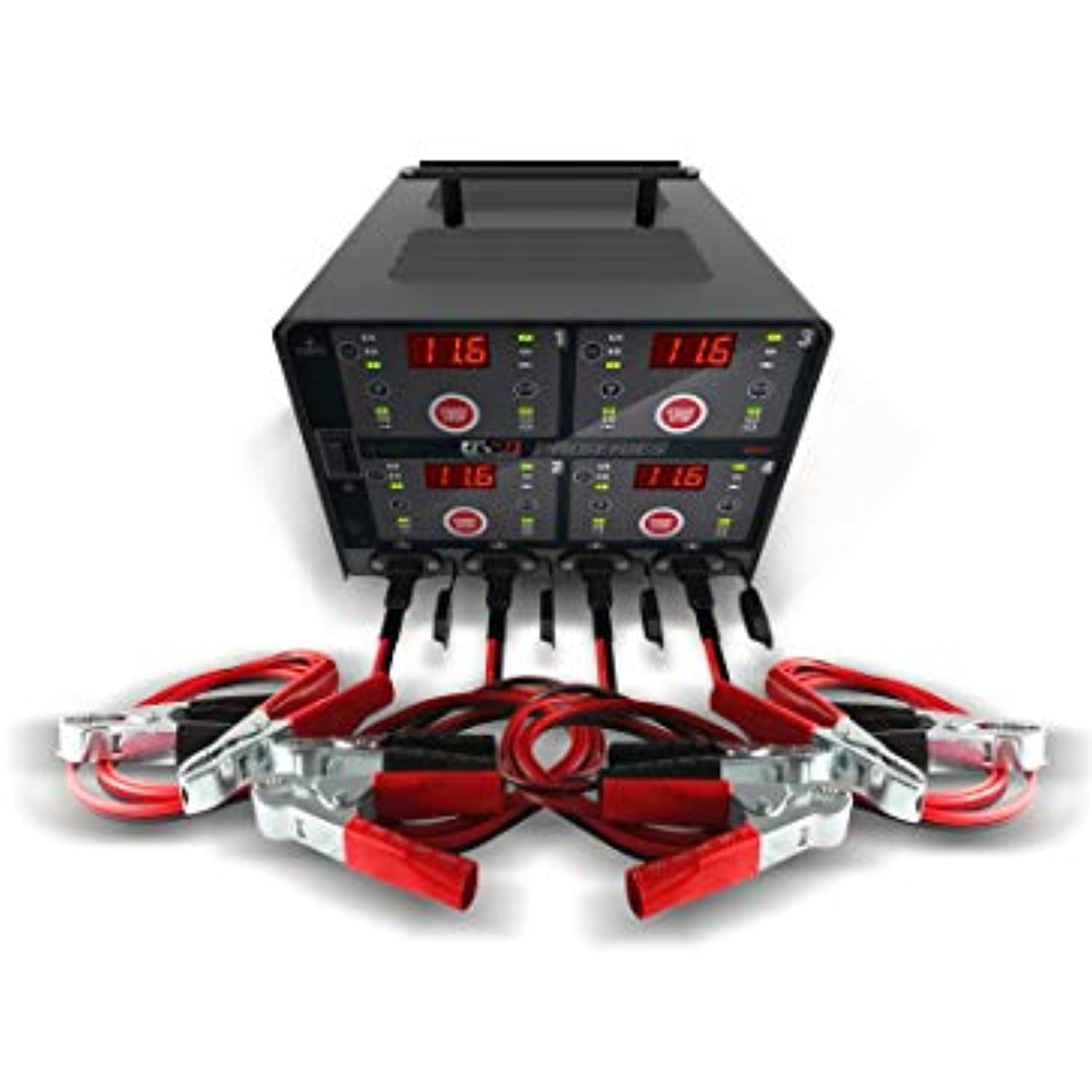 Schumacher Electric DSR Pro Heavy-Duty 4-Bank Automatic 10A Car Battery Charger and Maintainer, For 6V/12V Automotive and Marine Batteries, DSR125 - Image 5