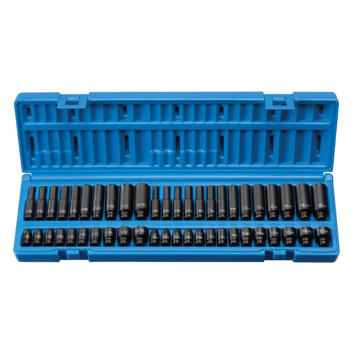 GREY PNEUMATIC 9748 1/4" Drive Standard and Deep Length Surface Drive Impact Set, 48 pcs - Image 2