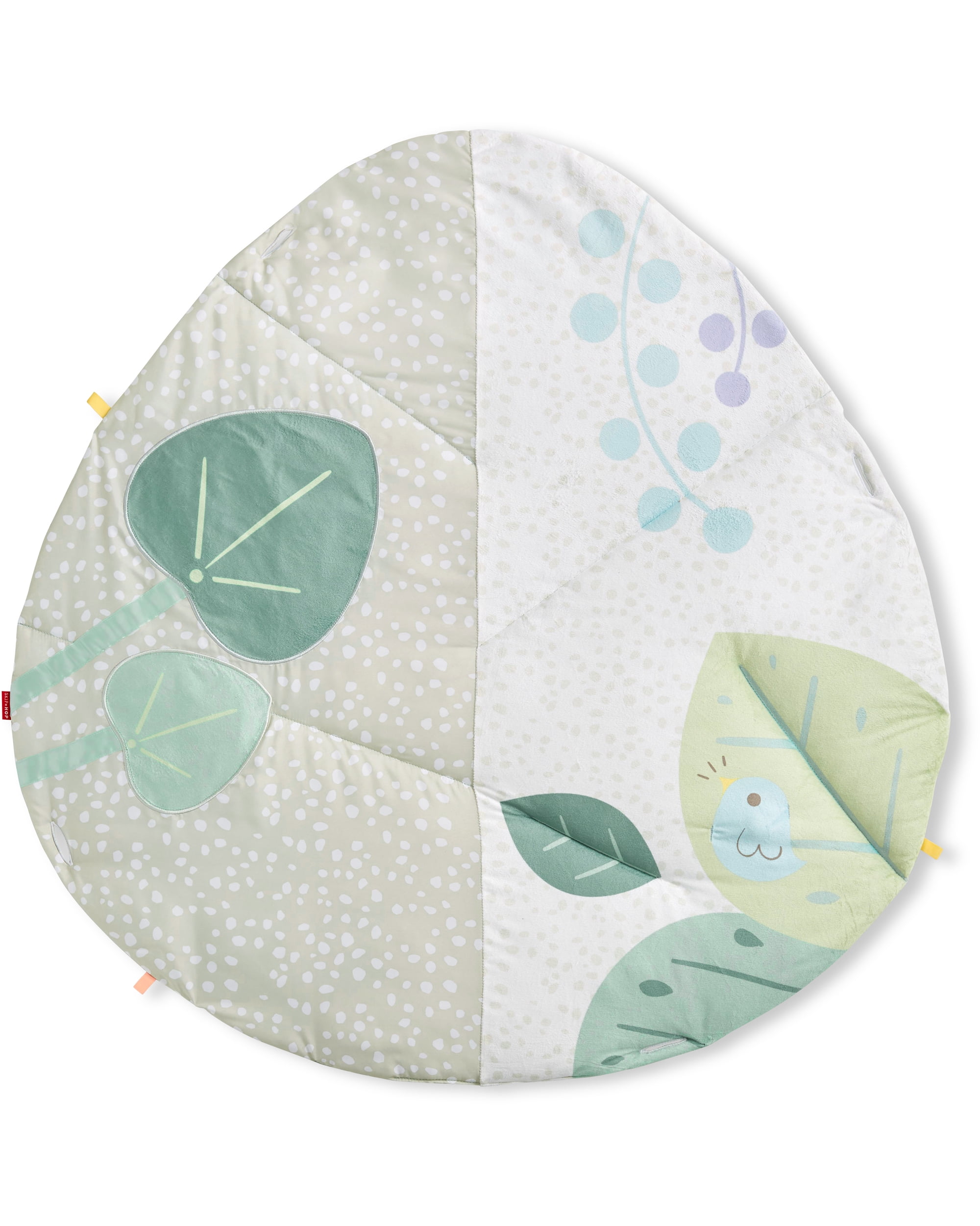 Skip Hop Baby Tummy Time Mat 3-in-1 Activity Play Gym for Ages 0-2y, Garden Oasis Green Multi - Image 4