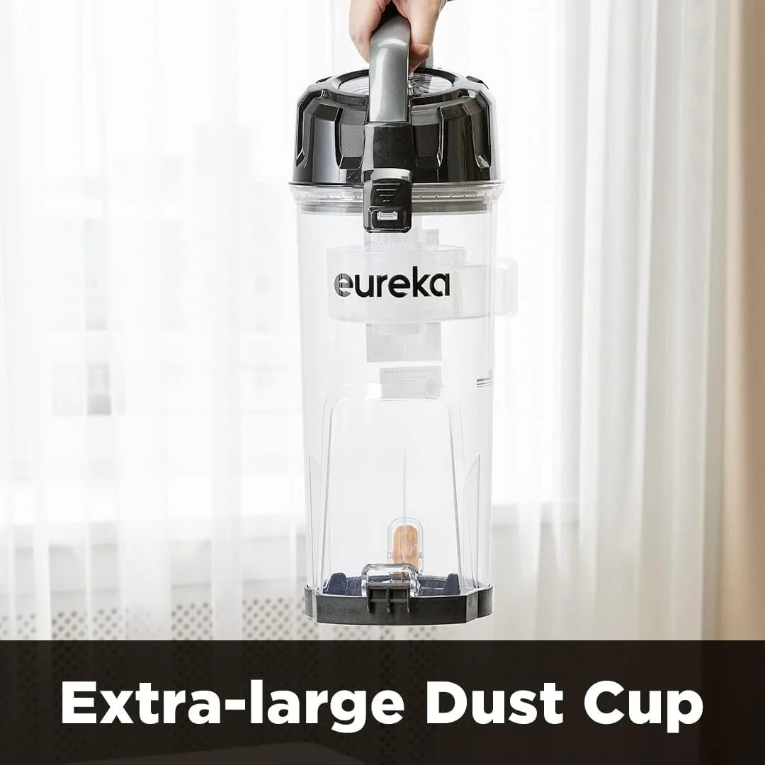 Eureka Powerspeed Upright Vacuum, Lightweight, Powerful, For Carpet and Hard Floor, Pet Turbo, Black and Yellow - Image 3