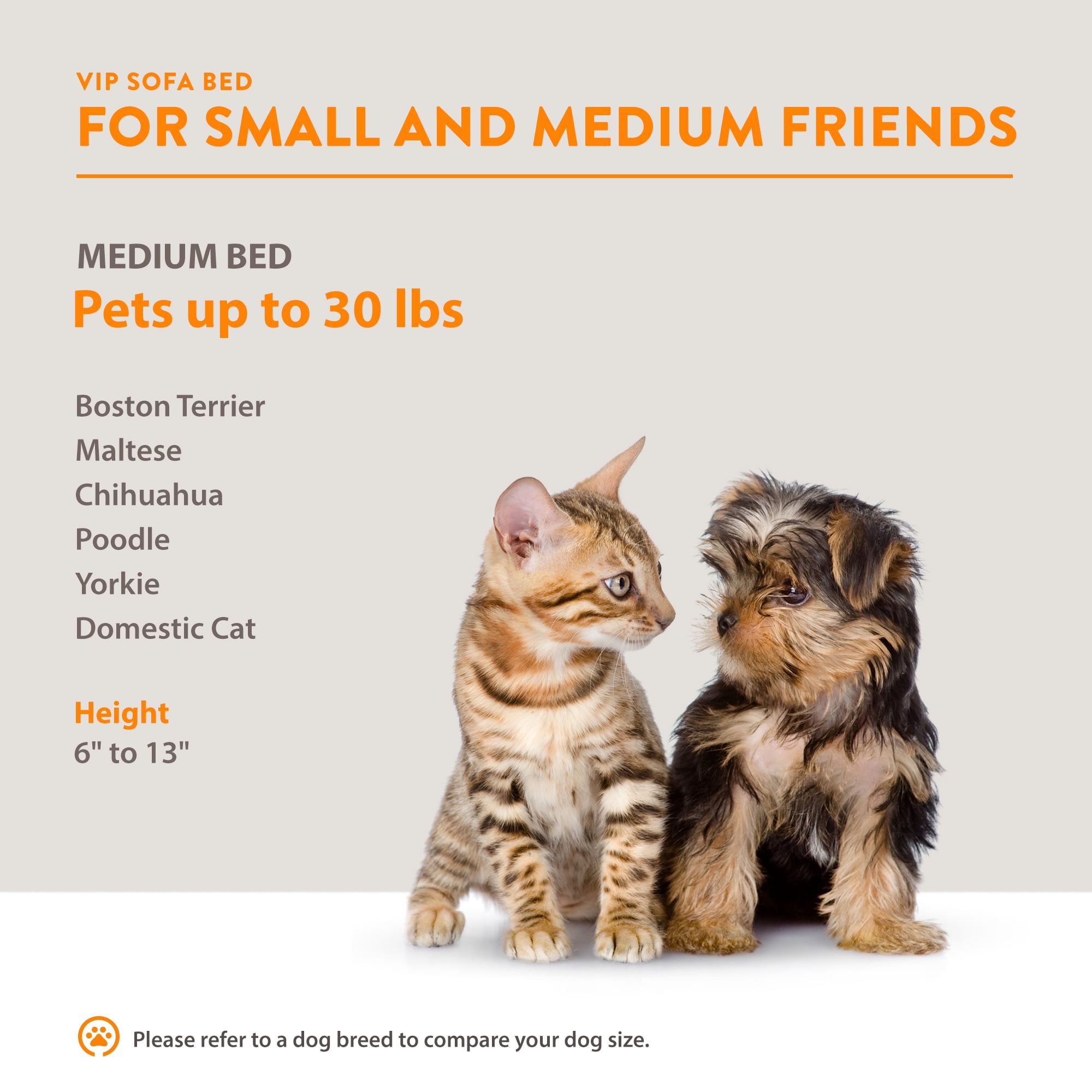 Moots VIP Microsuede Oak Couch Dog Bed, Charcoal, Medium - Image 4