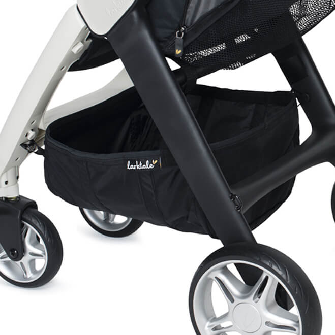 Larktale Chit Chat Compact Lightweight Travel Stroller, Mornington Grey - Image 6