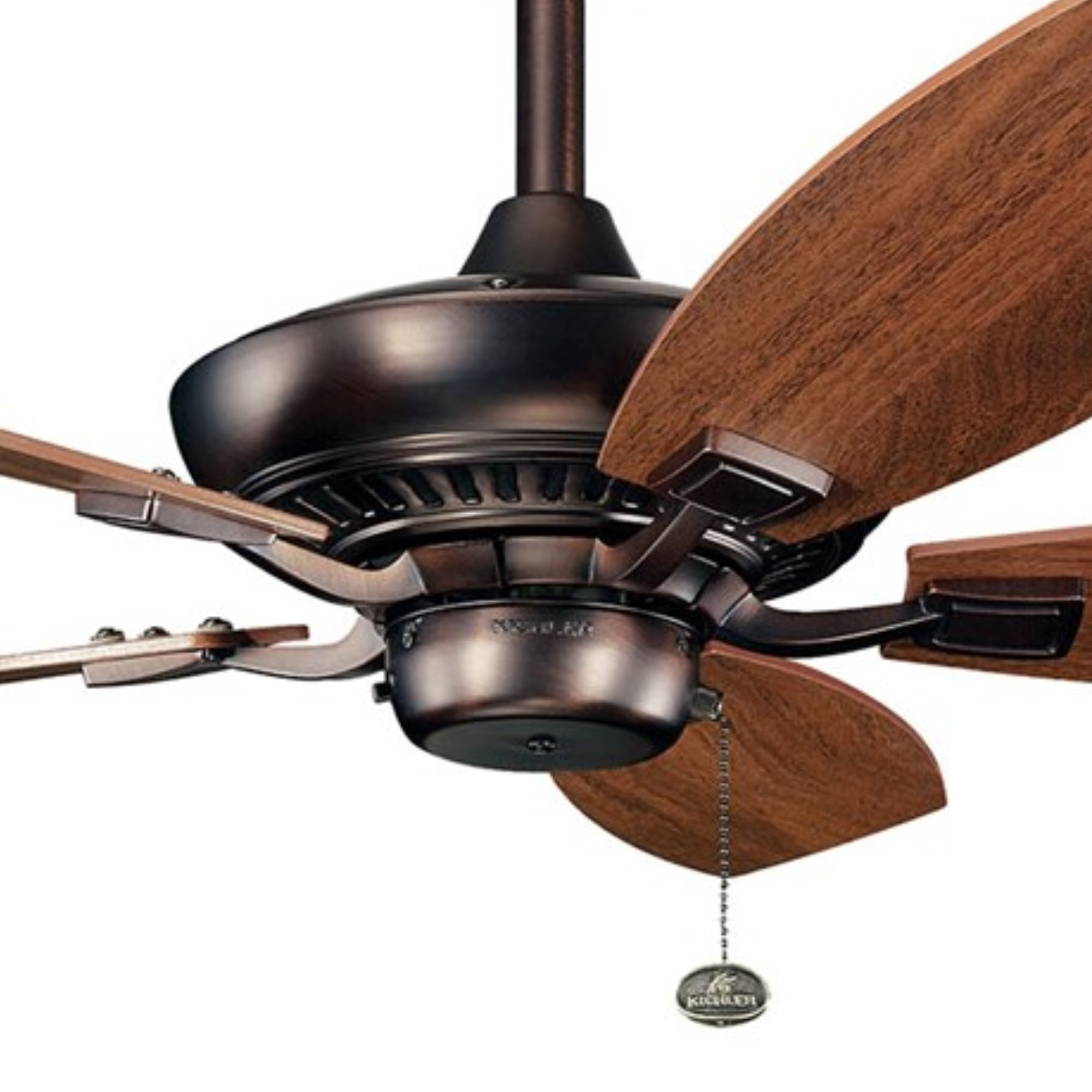 Kichler Canfield 44" Oil Brushed Bronze Downrod Ceiling Fan with Pull Chain - Image 7
