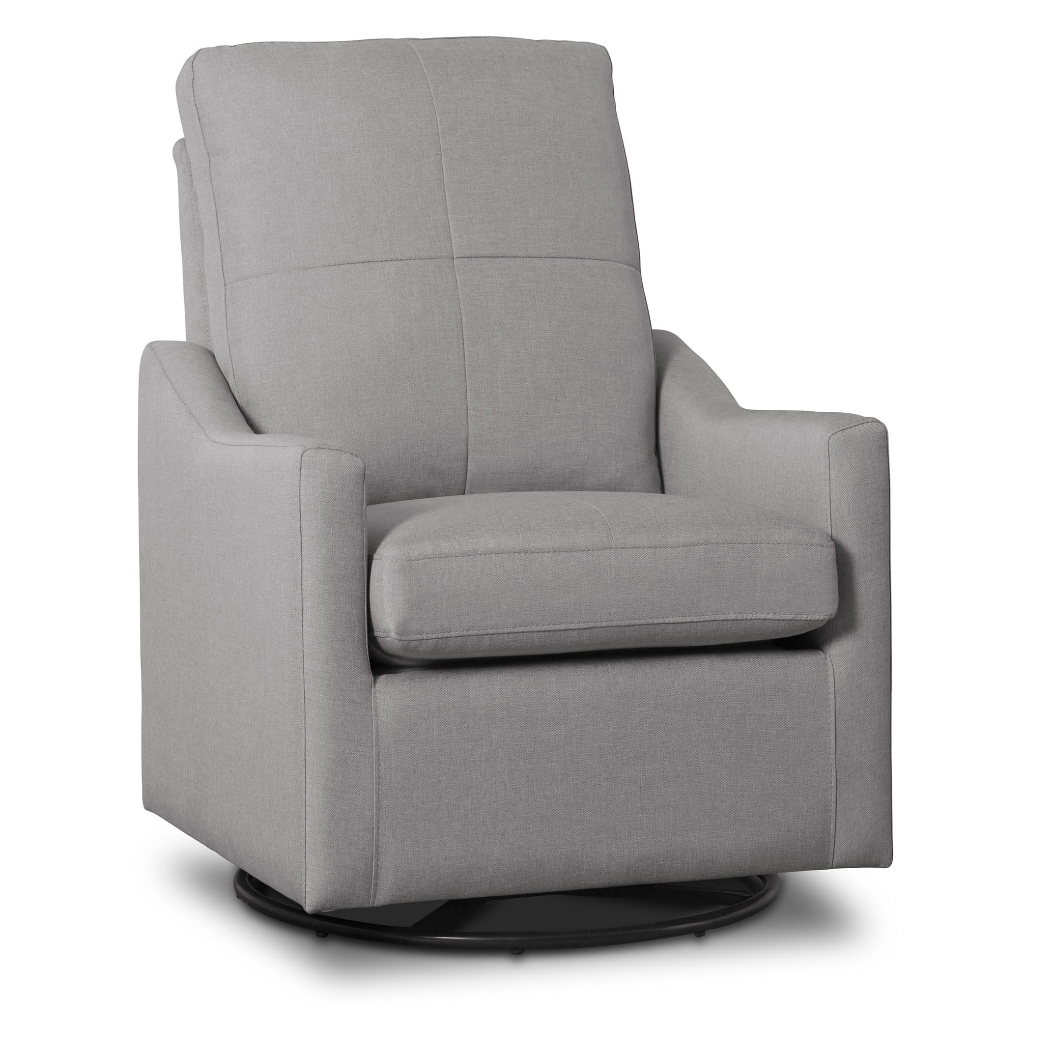 Delta Children Kenwood Slim Nursery Glider Swivel Rocker Chair, French Grey - Image 11