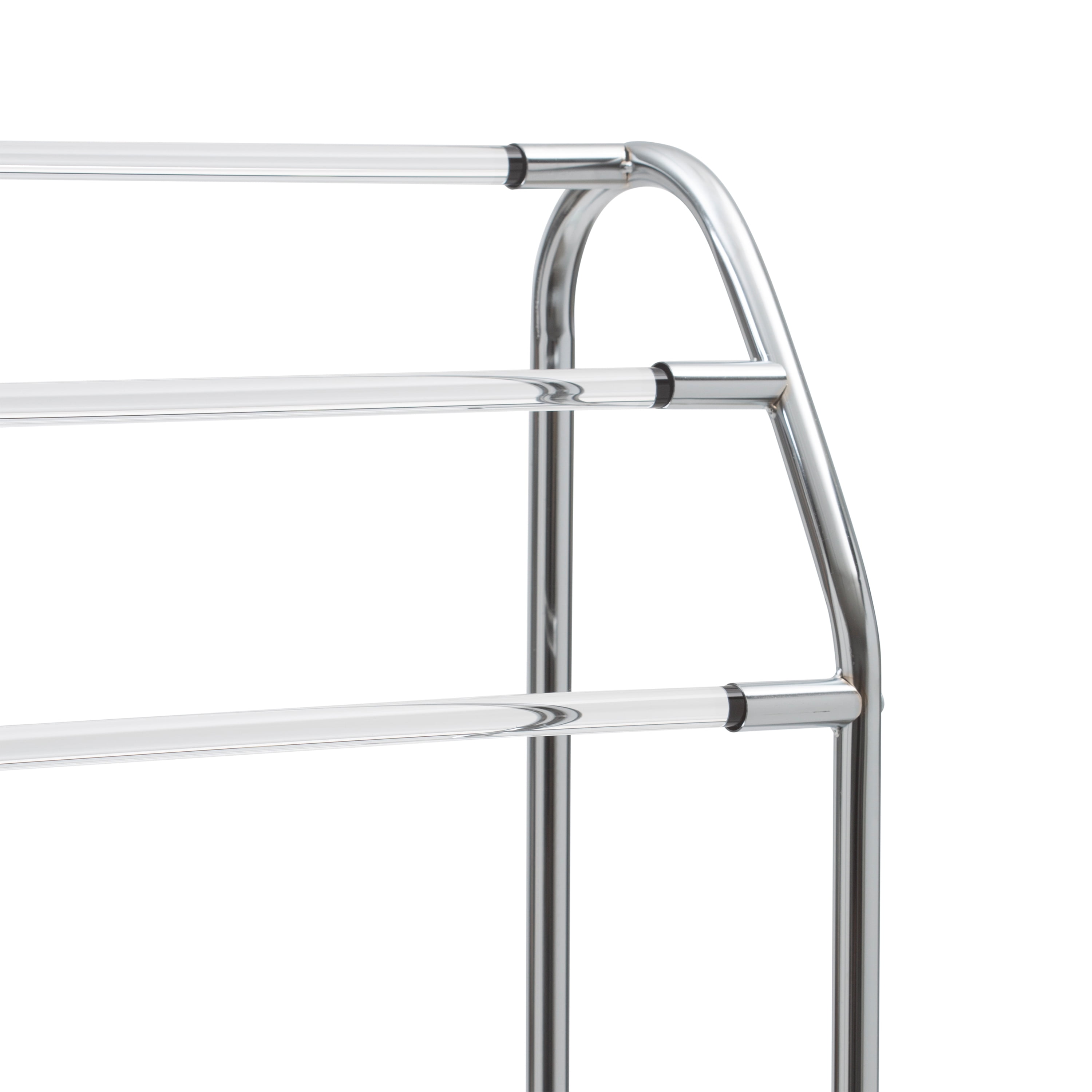 Organize It All Freestanding Acrylic Towel Rack - Image 2